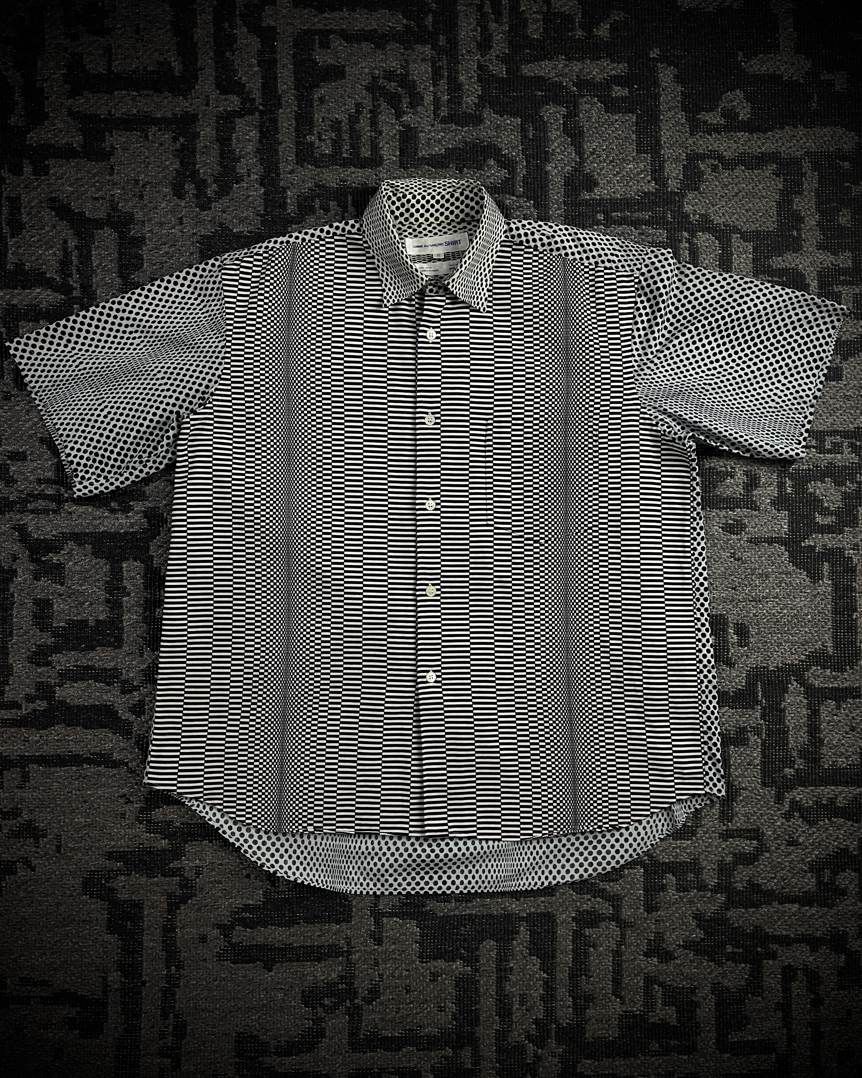 Comme des Garcons COMME des GARÇONS SHIRT (Early 2000s) Mixed Pattern Size US XL / EU 56 / 4 - 1 Thumbnail