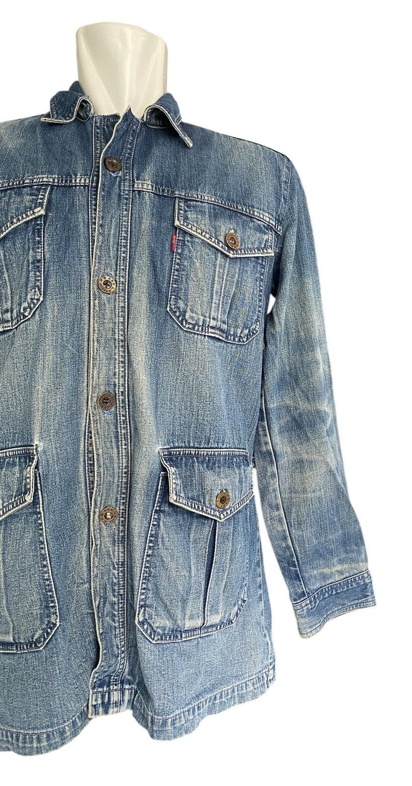 Big John Vintage BIG JOHN Chore Denim Button Size US M / EU 48-50 / 2 - 2 Thumbnail