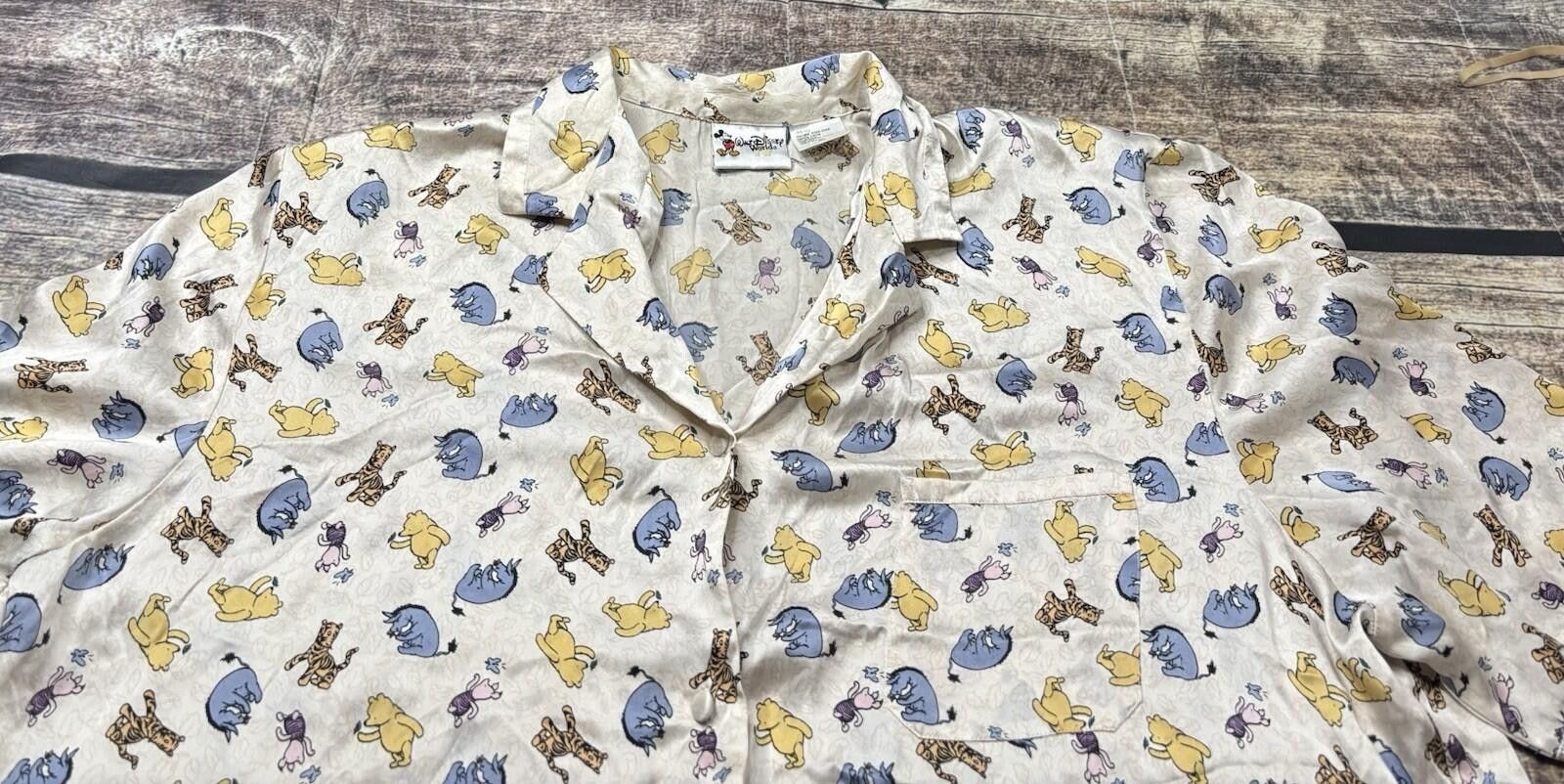 Other Y2K Walt Disney World Top Womens XL Silk Tigger Eeyore Pooh Size XL / US 12-14 / IT 48-50 - 4 Thumbnail