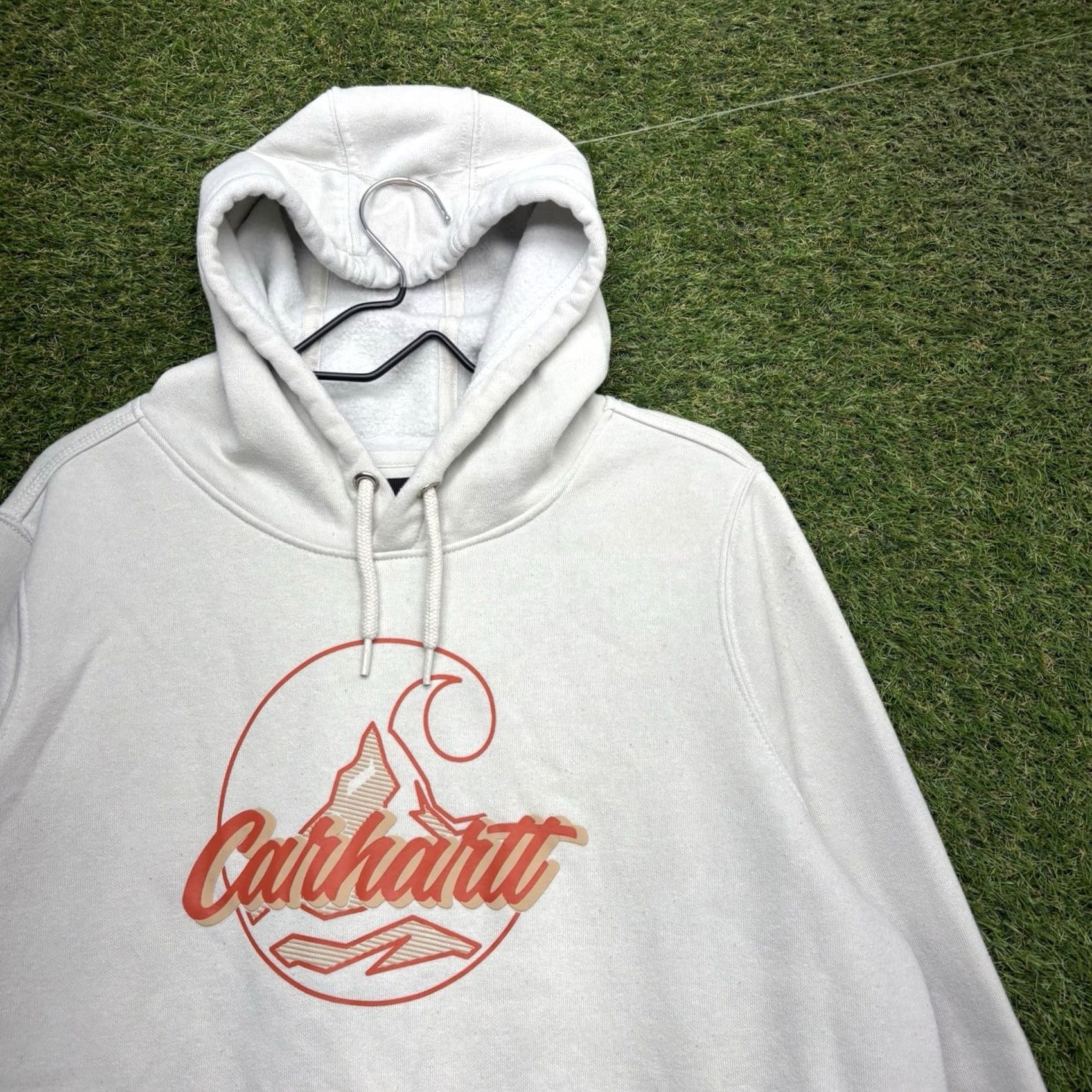 Carhartt Carhartt Hoodie Womens XL Pullover Relaxed Fit White Sweatshirt Workwear Outdoor Size XL / US 12-14 / IT 48-50 - 2 Thumbnail