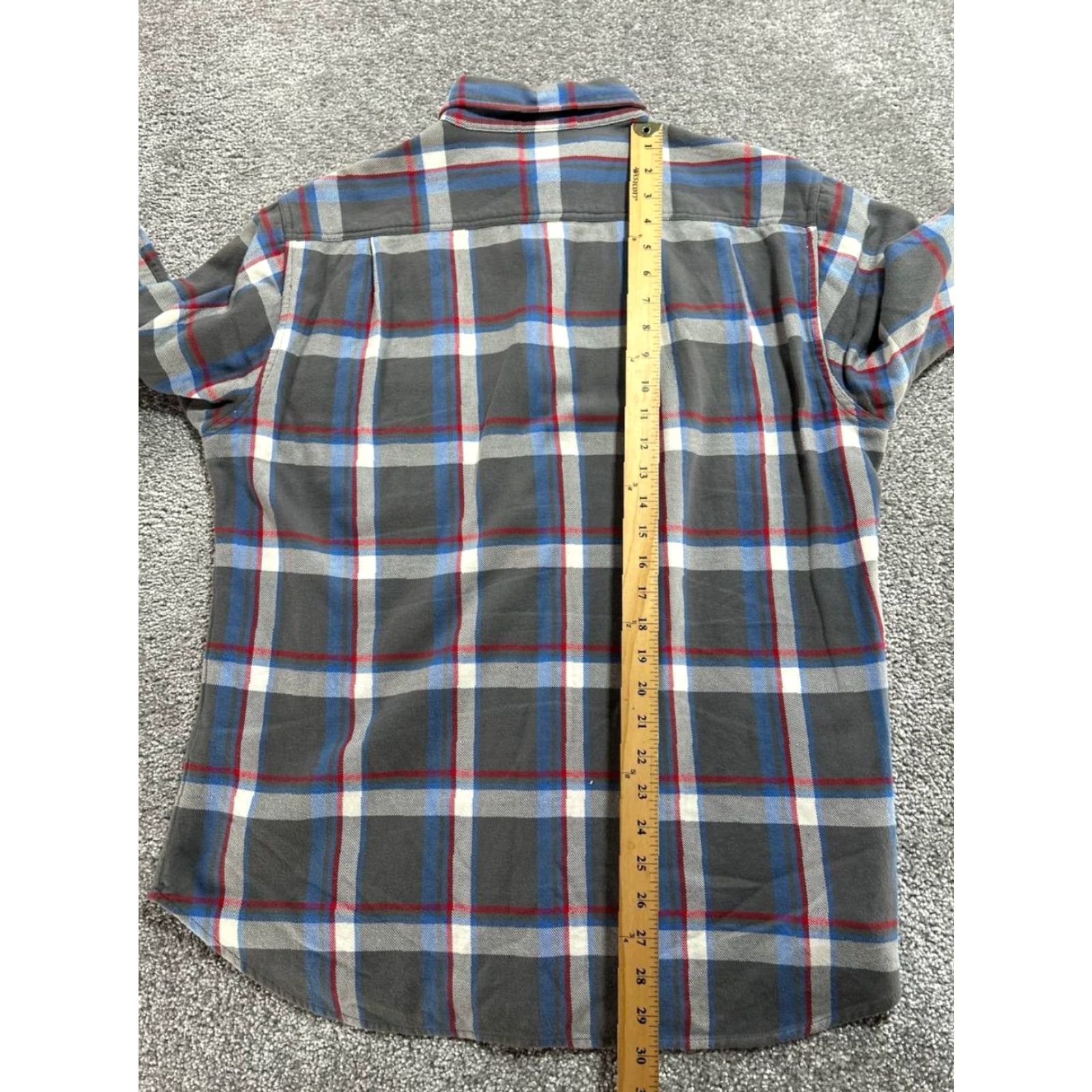 Bonobos Bonobos Flannel Shirt Mens Large Gray Cotton Slim Fit Dual Chest Pockets Casual 90s Theme Boys? Size US L / EU 52-54 / 3 - 5 Thumbnail