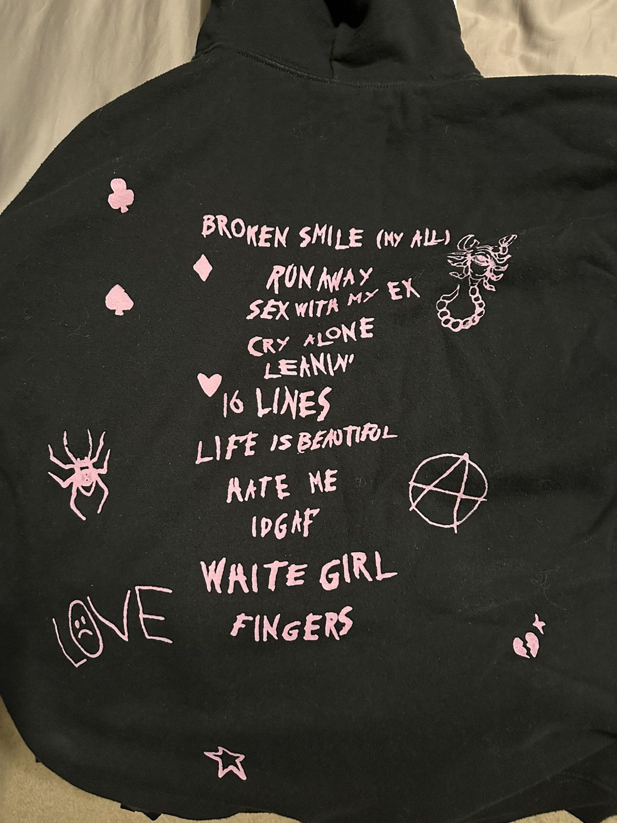 Lil Peep lil peep hoodie Size US XL / EU 56 / 4 - 2 Thumbnail