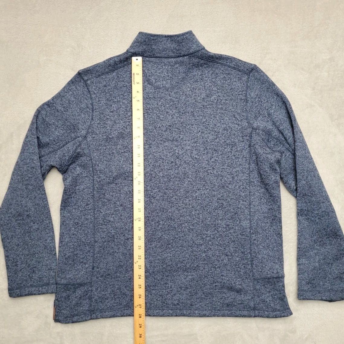 Vintage VINTAGE Woolrich Sweater Mens XL Blue Heather 1/4 Snap T Pullover Casual Gorp Logo Mock Neck All Seasons Size US XL / EU 56 / 4 - 7 Thumbnail