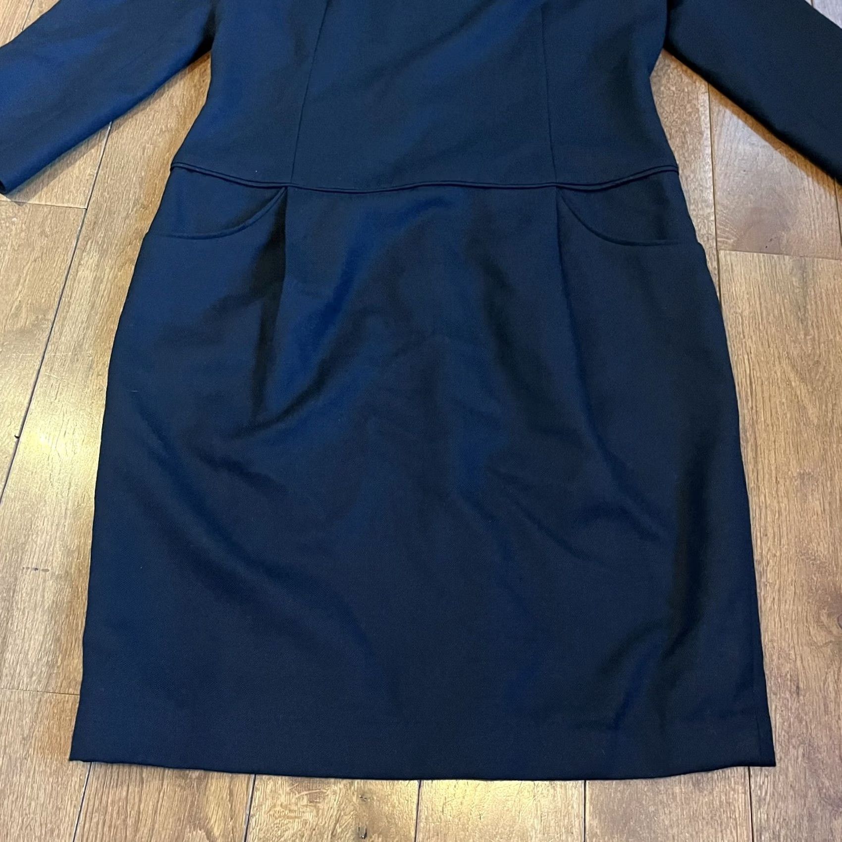 Pendleton VINTAGE Pendleton Sheath Dress Shirt Womens 100% Wool Black 6 USA TJ029 Knee Length 3/4 Sleeve Womens Size M / US 6-8 / IT 42-44 - 4 Thumbnail