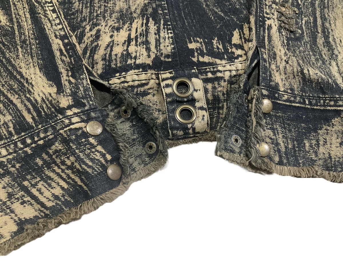 14th Addiction × If Six Was Nine × In The Attic 🔥Sick Y2K In The Attic Mud Wash Denim Jacket Hooded Size US L / EU 52-54 / 3 - 11 Thumbnail