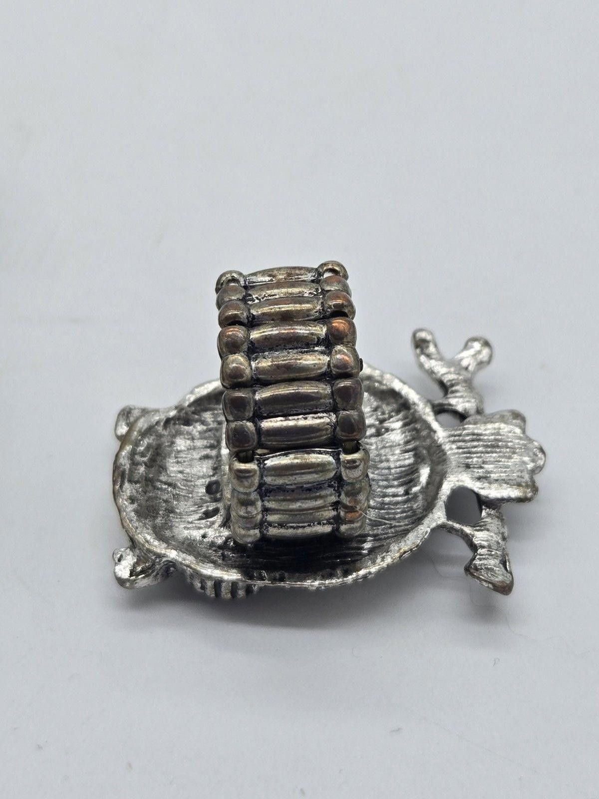 The Unbranded Brand Owl Ring Rhinestones Costume Jewelry? Owls! Stretchy Cute Ta Size ONE SIZE - 5 Thumbnail