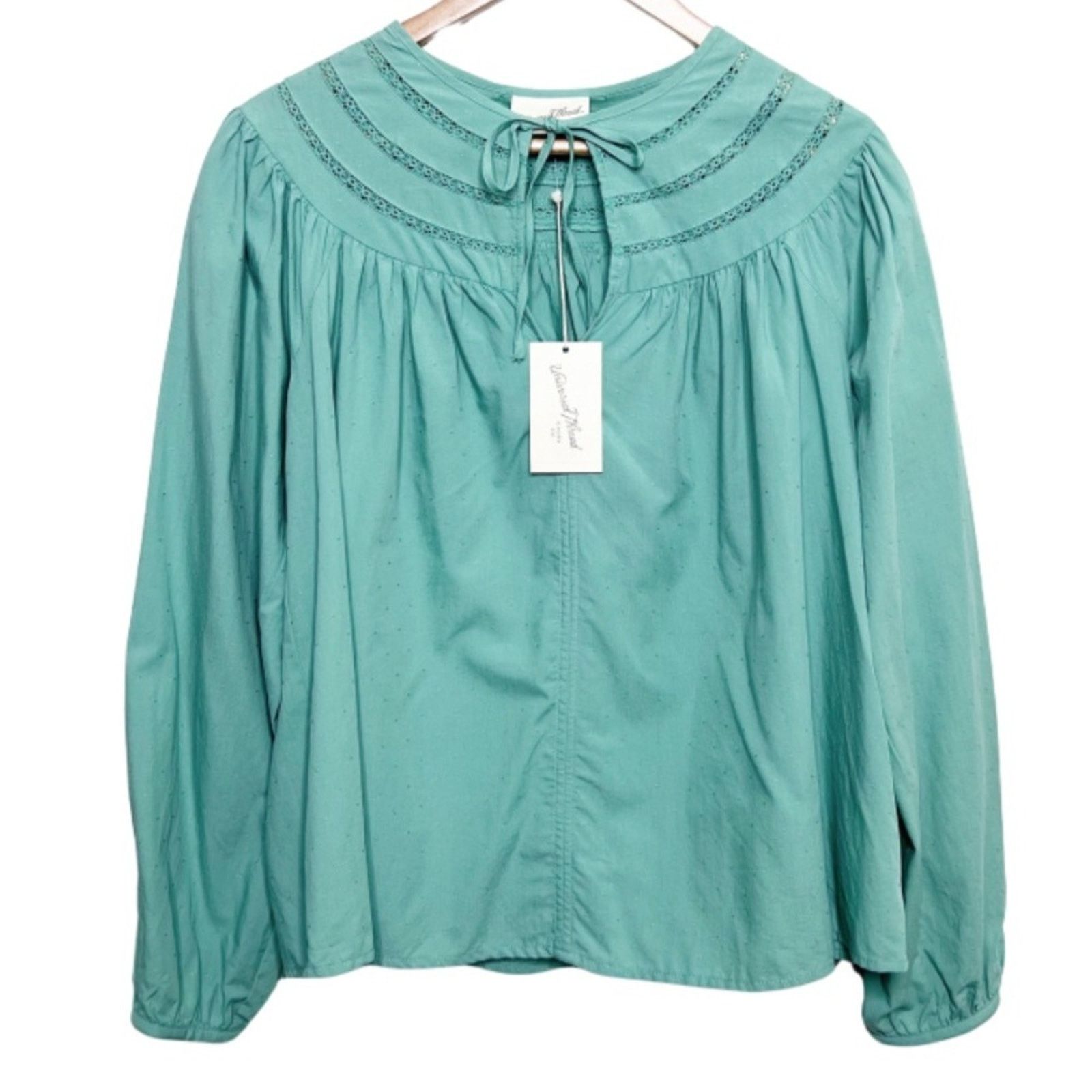 Target Basics New with Tag Universal Thread Women’s Long Sleeve Blouse Size S / US 4 / IT 40 - 1 Thumbnail