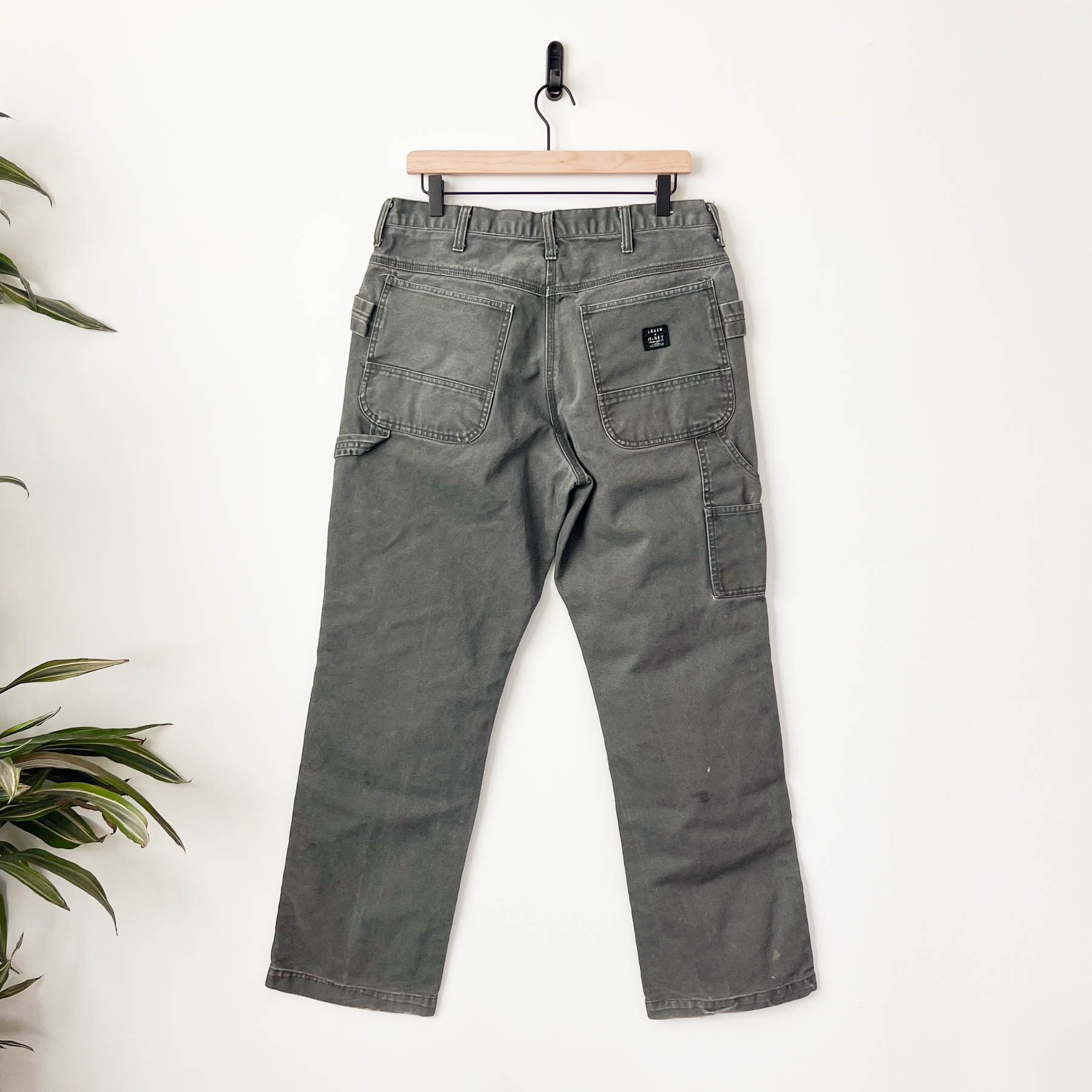 Vintage Vintage Y2K Lakin McKey Cotton Canvas Distressed Work Pant Size US 32 / EU 48 - 9 Thumbnail