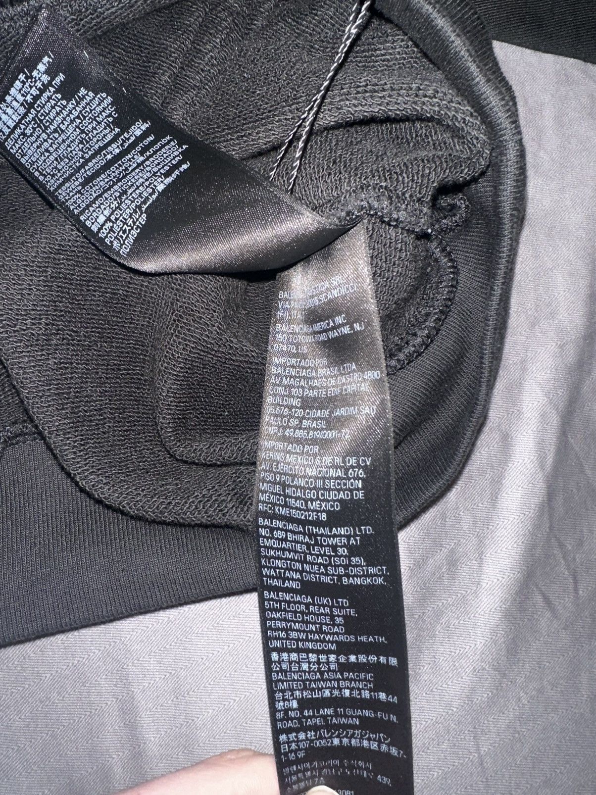 Balenciaga Plain Logo Hoodie