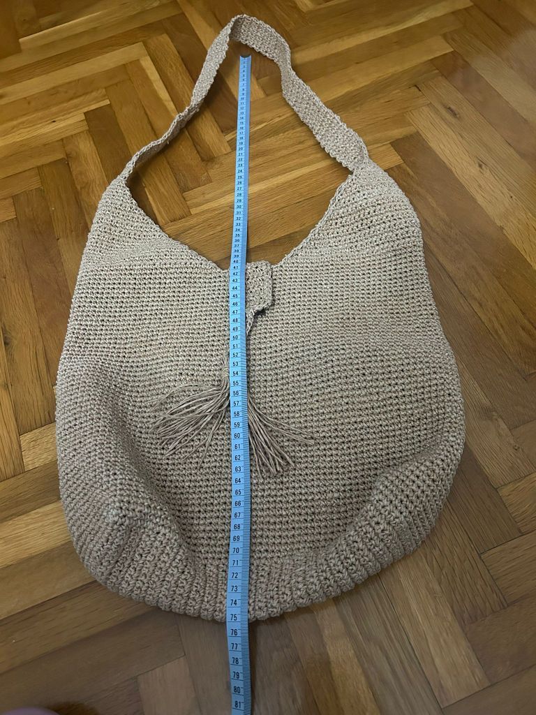 Handmade Crochet Tote Bag Size ONE SIZE - 6 Thumbnail