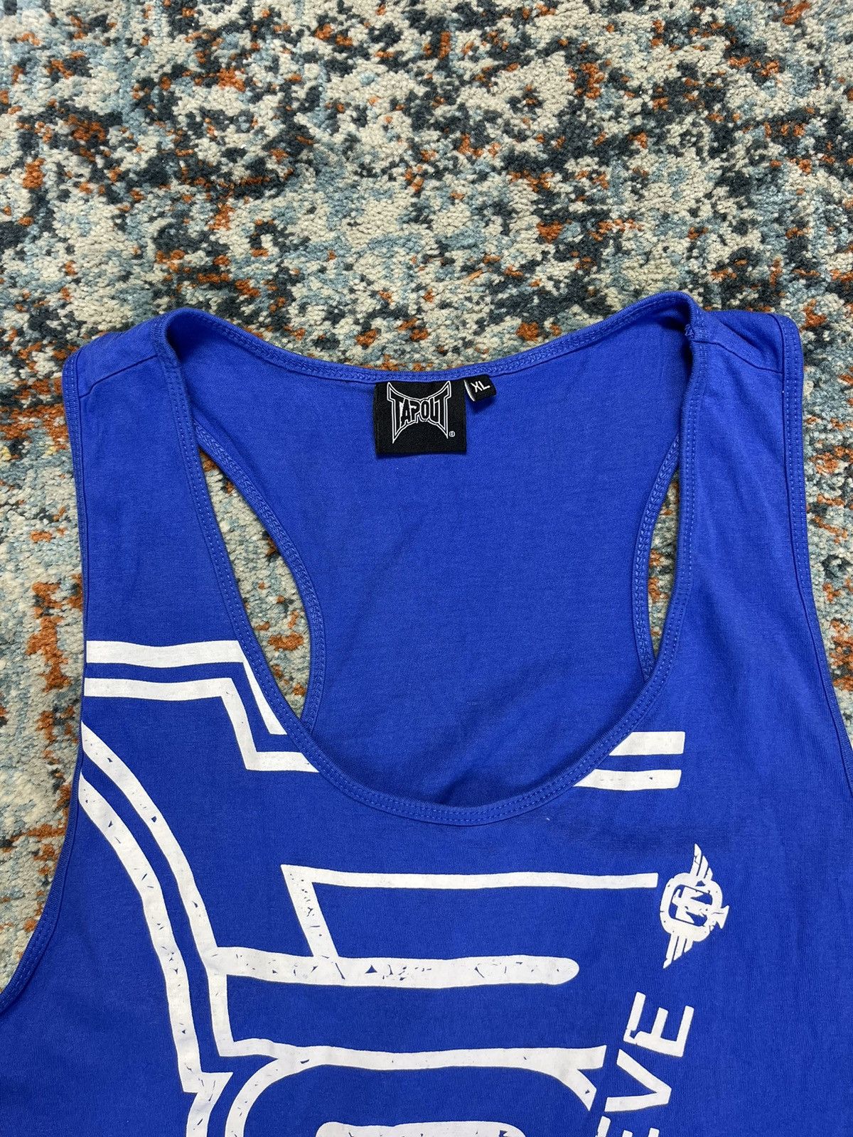 Tapout × Vintage Vintage 00s Tapout big logo print tank top sleeves tee Size US XL / EU 56 / 4 - 4 Thumbnail