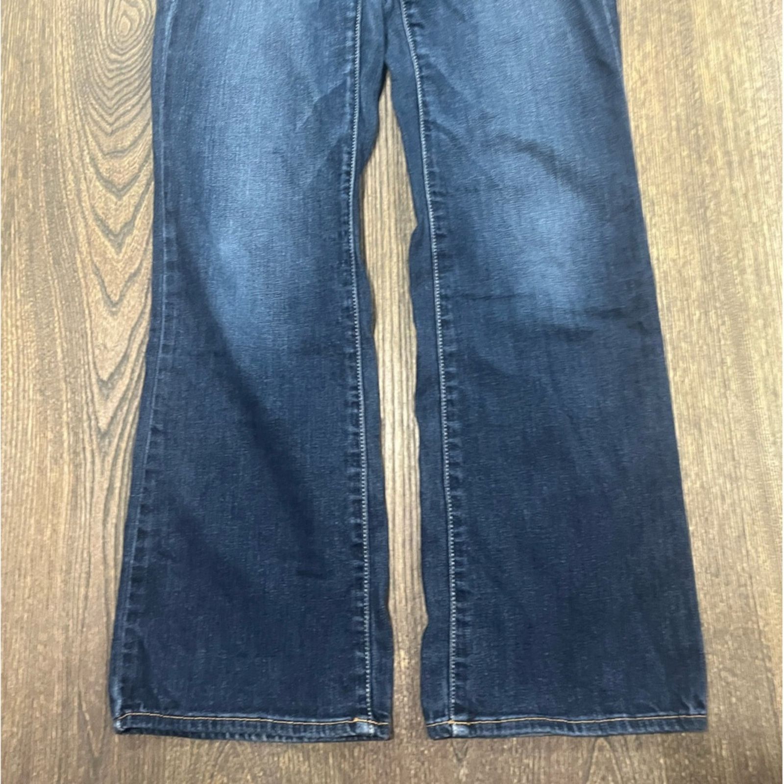 American Eagle Outfitters American Eagle Slim Boot Cut Jeans Whisker Denim Stretch Size 27" / US 4 / IT 40 - 2 Thumbnail