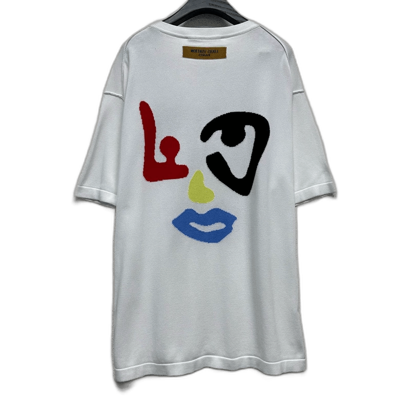 Louis Vuitton Louis Vuitton Clown Graffiti Knit Tee - dmc Size M / US 6-8 / IT 42-44 - 1 Thumbnail