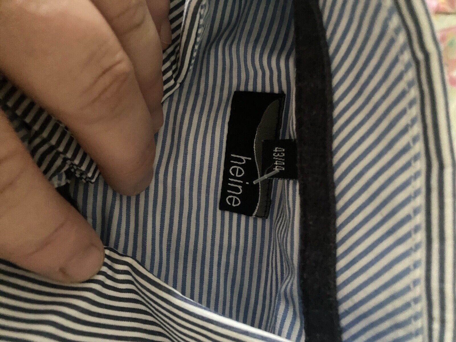 Other Heine Mens Shirt Casual Size 43/44 A25 Size US L / EU 52-54 / 3 - 5 Thumbnail