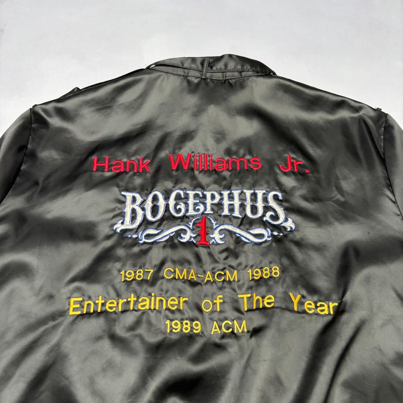 Vintage VTG 1989 Hank Williams Jr Entertainer of the Year Jacket XL Size US XL / EU 56 / 4 - 2 Thumbnail