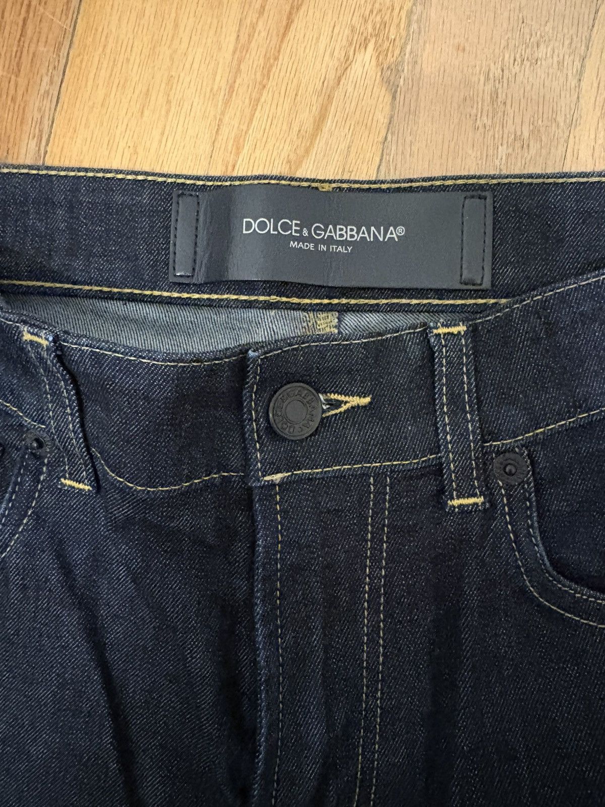Dolce & Gabbana DOLCE & GABBANA "14 Stretch" Slim Denim Jeans Size US 28 / EU 44 - 3 Thumbnail