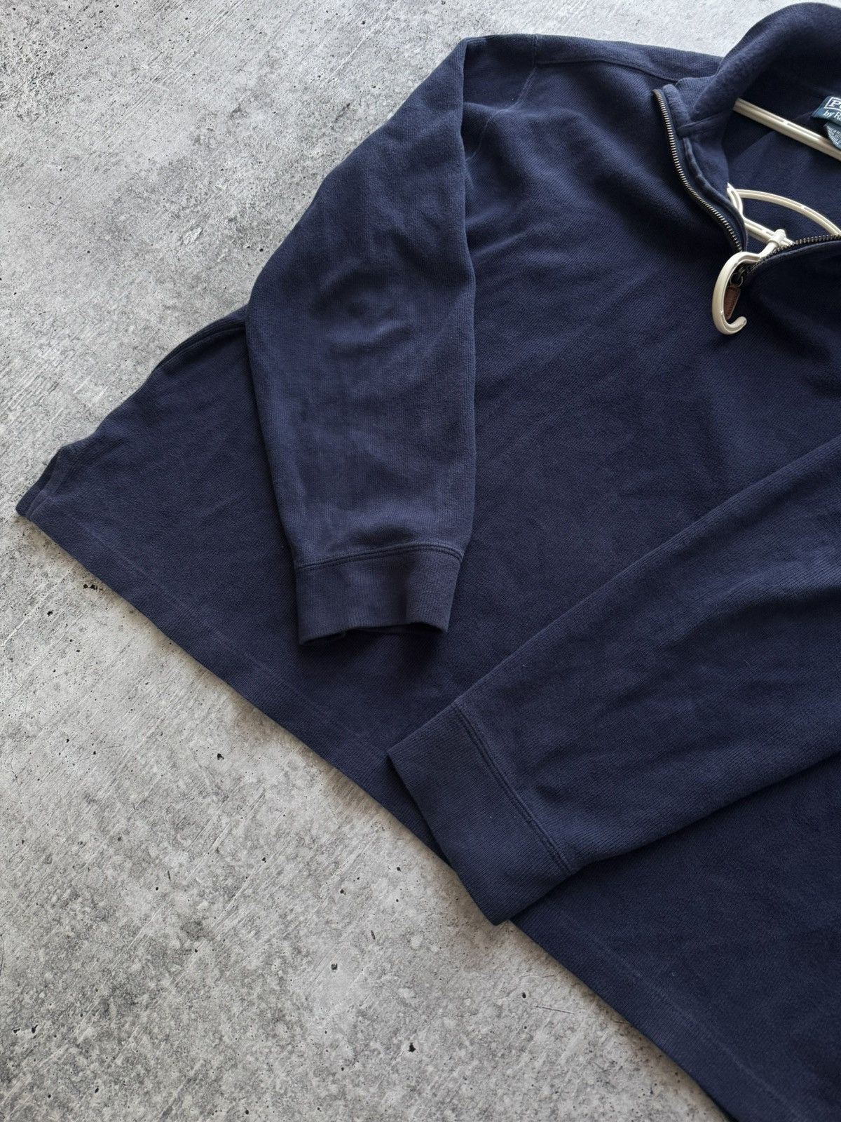 Polo Ralph Lauren Polo Ralph Lauren 1/3 zip Sweater Knit Vintage Size XL Blue Size US XL / EU 56 / 4 - 5 Thumbnail
