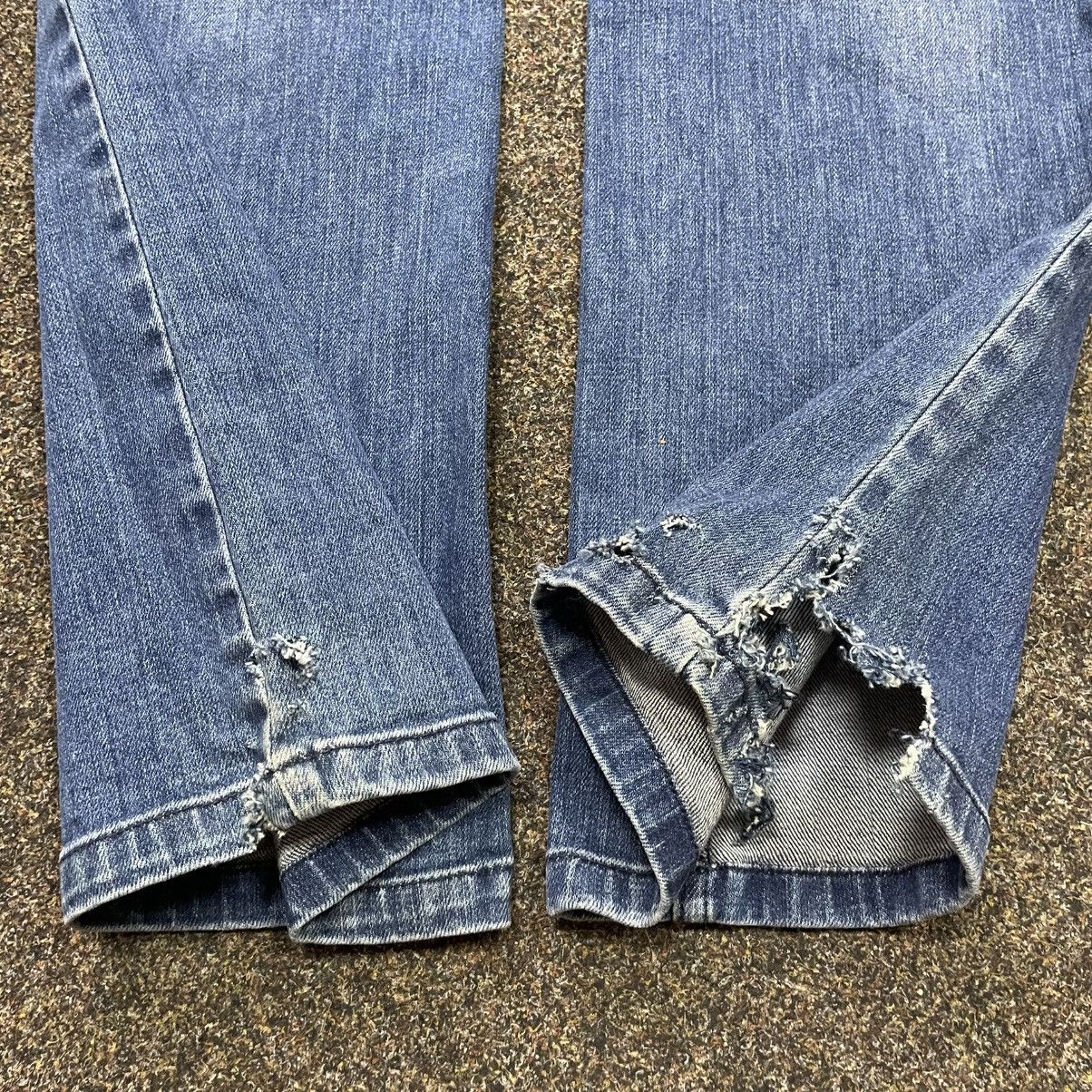 Vintage Vintage Y2K Baggy Wide Leg Flared Jeans Skater Streetwear 28 Size US 28 / EU 44 - 4 Thumbnail
