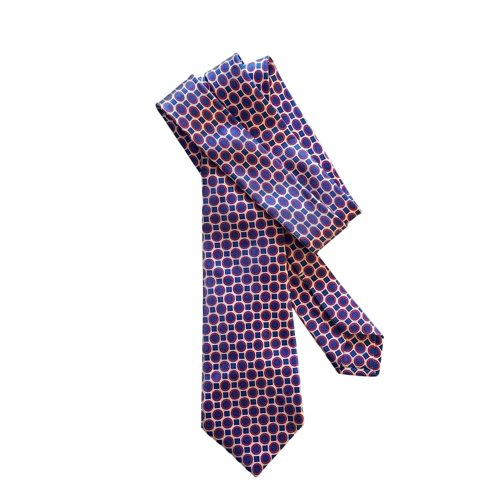 Kiton Kiton Geometric-Print Silk Tie Size ONE SIZE - 1 Thumbnail