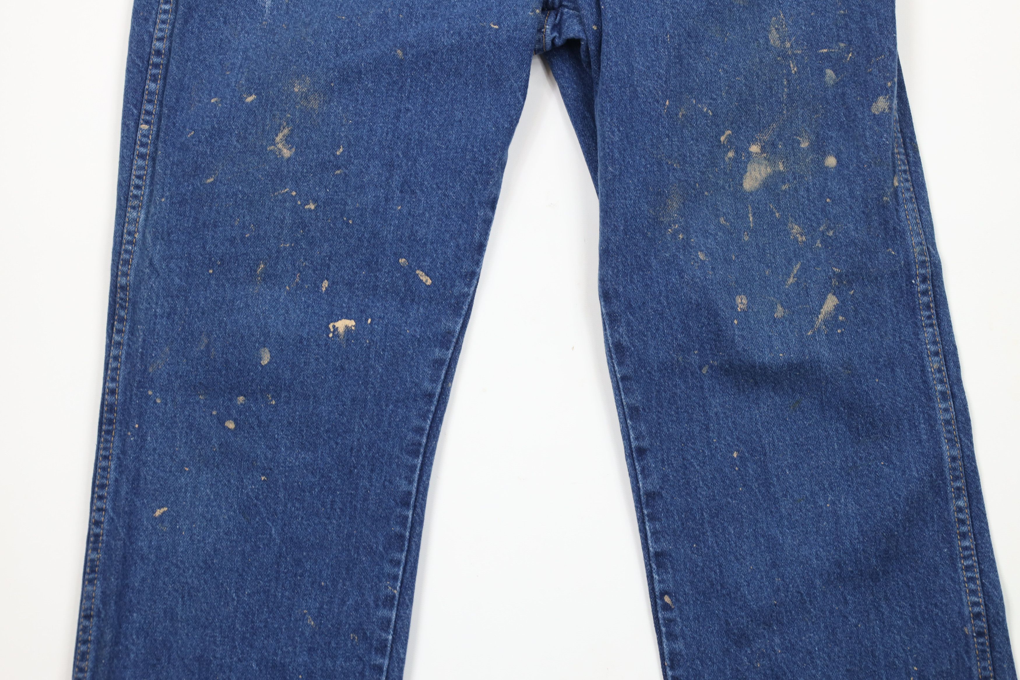 Vintage Vintage 70s 80s Streetwear Straight Leg Denim Jeans Blue USA Size US 34 / EU 50 - 3 Thumbnail