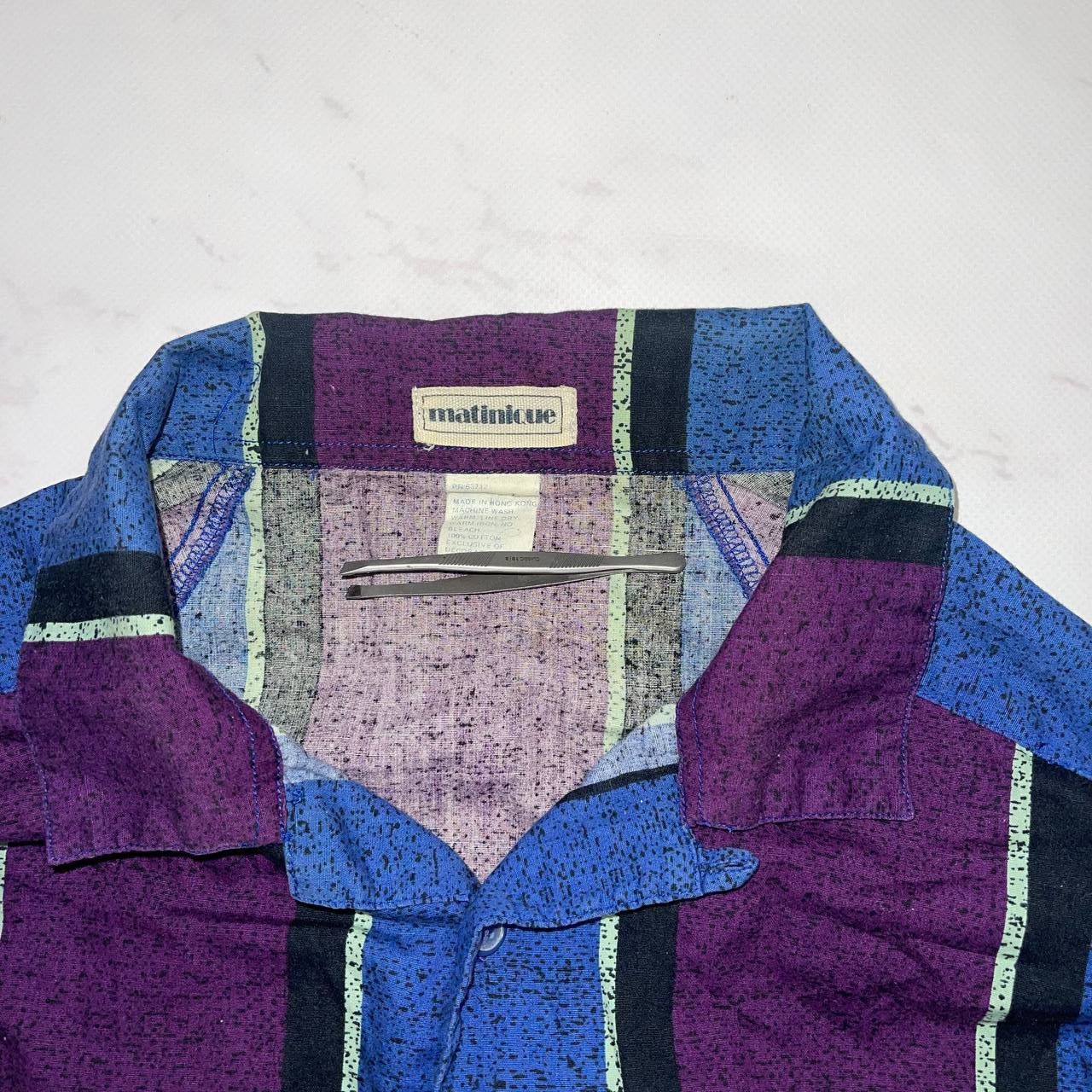 Vintage Vintage x streatwear 90s Martinique Rainbow Button Shirt Size US L / EU 52-54 / 3 - 11 Thumbnail