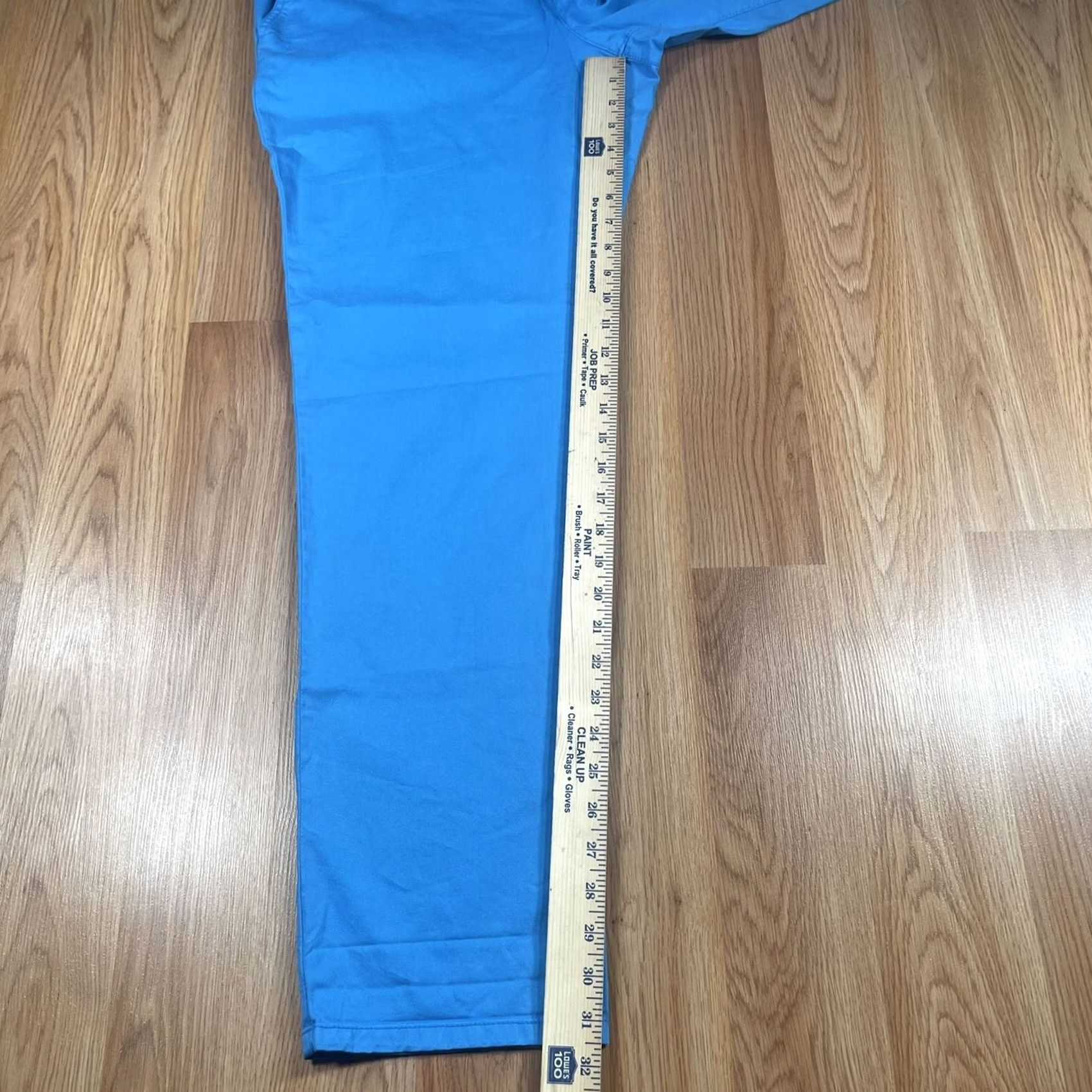 Mossimo Mossimo Stretch Lower Waist Straight Hip Chino Pants Womens Size 17 Blue Size 38" / US 16 / IT 52 - 5 Thumbnail