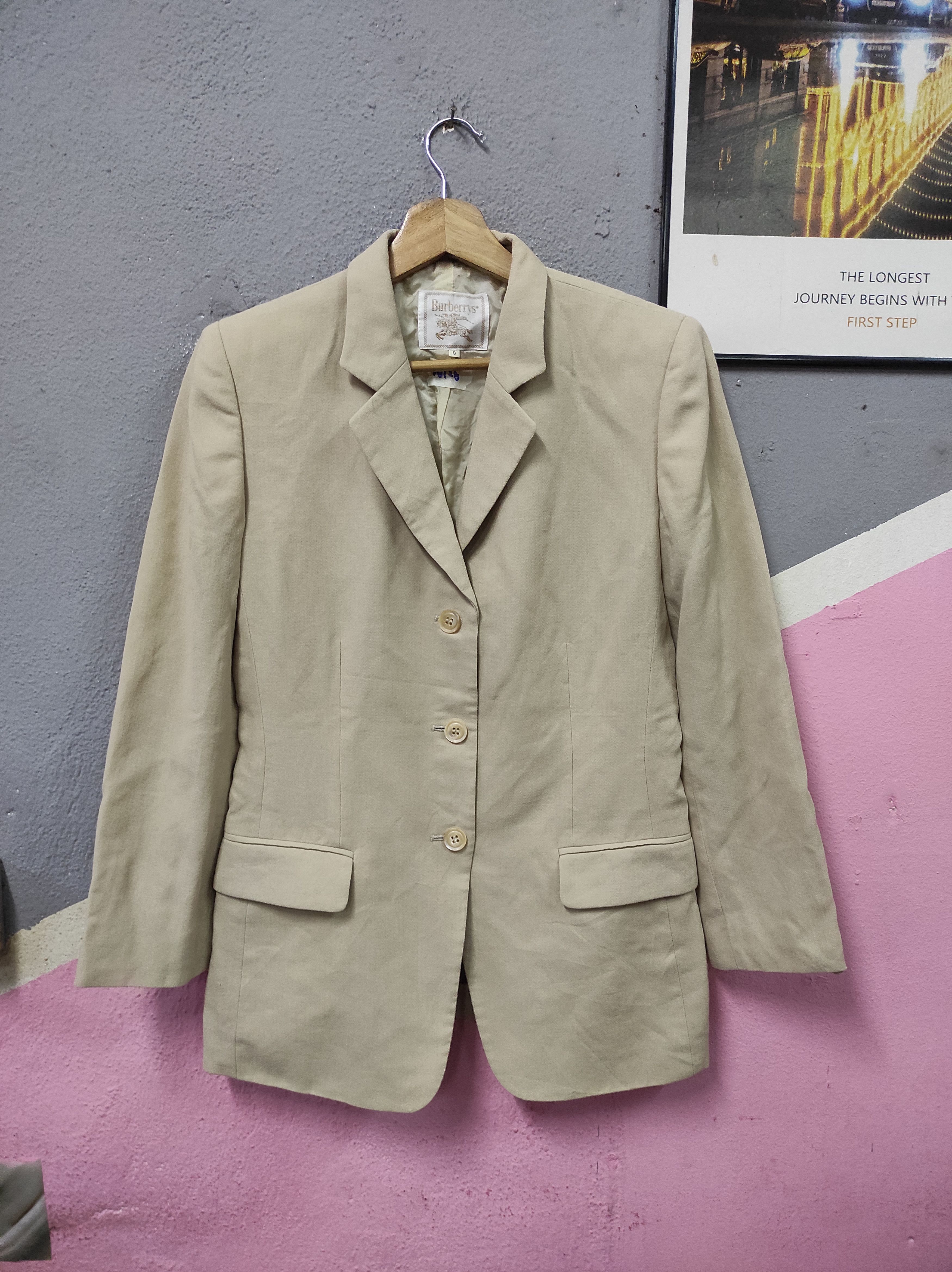 VTG BURBERRY BLAZER JACKET
