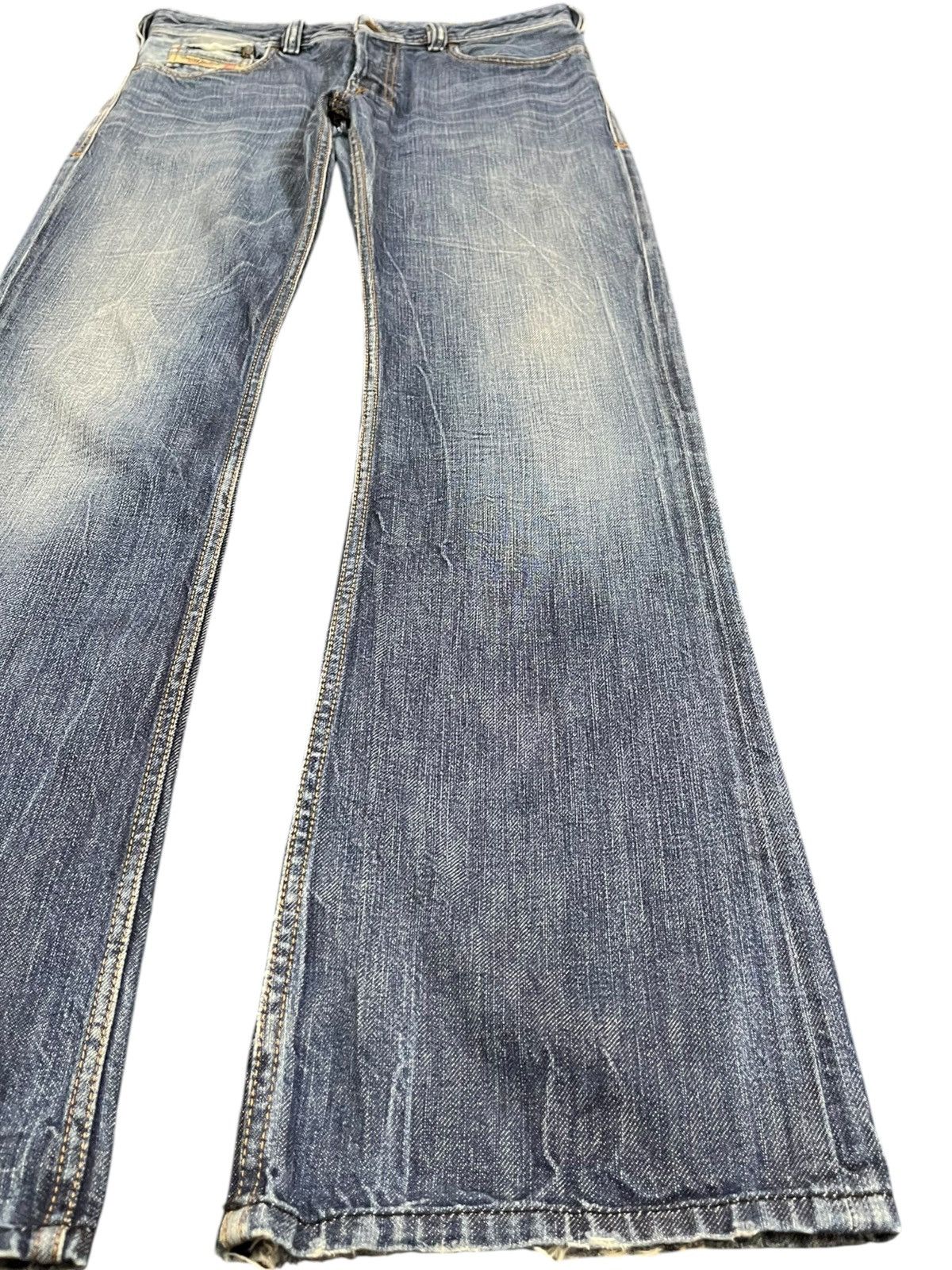 Diesel Vintage Diesel Zatiny Flare Faded Denim Size US 31 - 3 Thumbnail