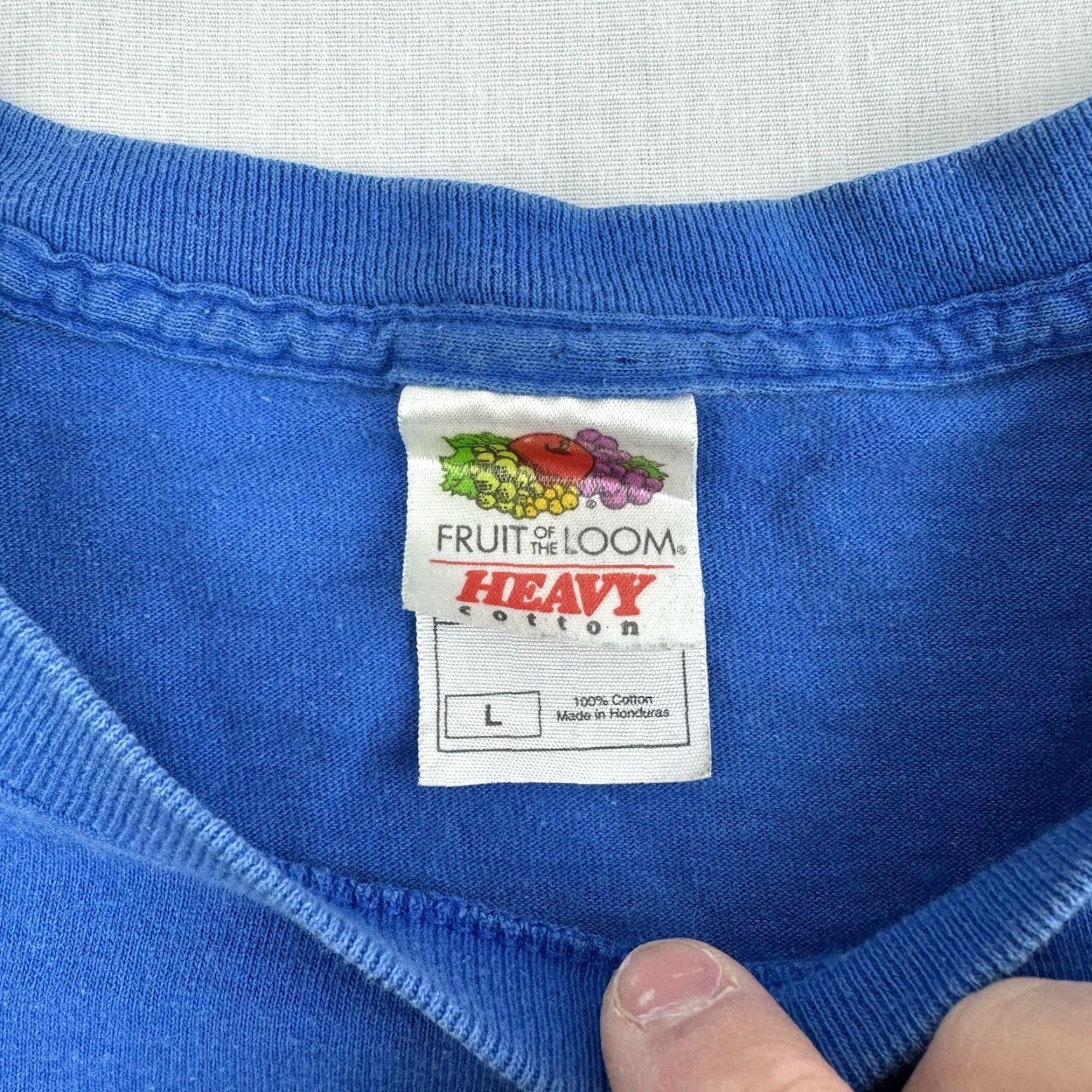 Fruit Of The Loom Vintage Popeye Shirt Adult Large Blue Cartoon Y2K Grunge Funny 2000s #1 Hits Nike Size US L / EU 52-54 / 3 - 5 Thumbnail