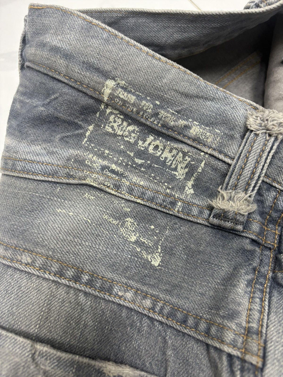 Hysteric Glamour × If Six Was Nine × Kapital RARE VINTAGE JAPANESE DENIM BIG JOHN FADED GREY JEANS Size US 32 / EU 48 - 12 Thumbnail