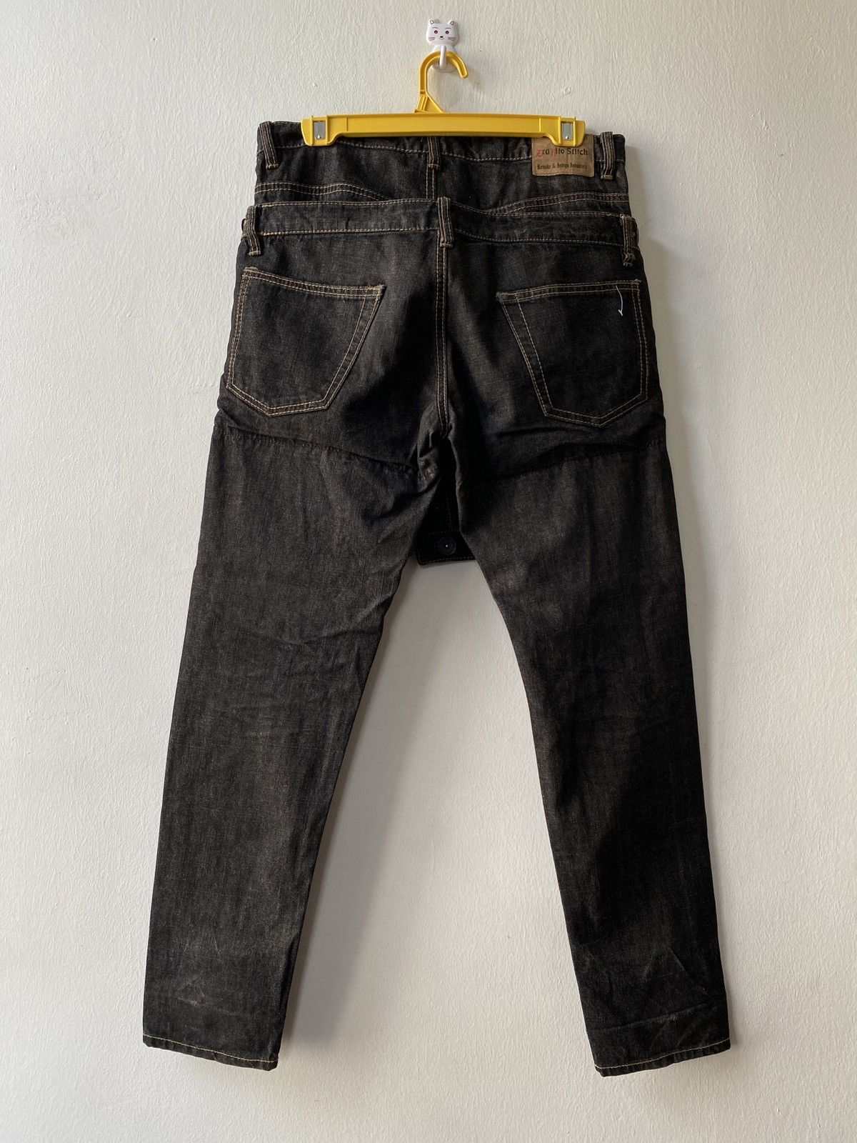 Japanese Brand × Seditionaries Vintage Japanese Graffito Stitch Double Waist Design Denim Size US 31 - 10 Thumbnail