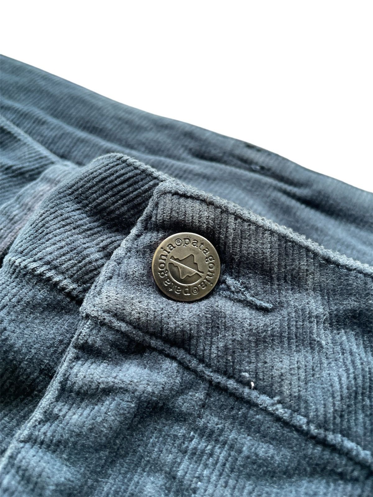 Patagonia × Vintage Vintage Patagonia Organic Cotton “Blueish Green” Corduroy Size US 33 - 2 Thumbnail