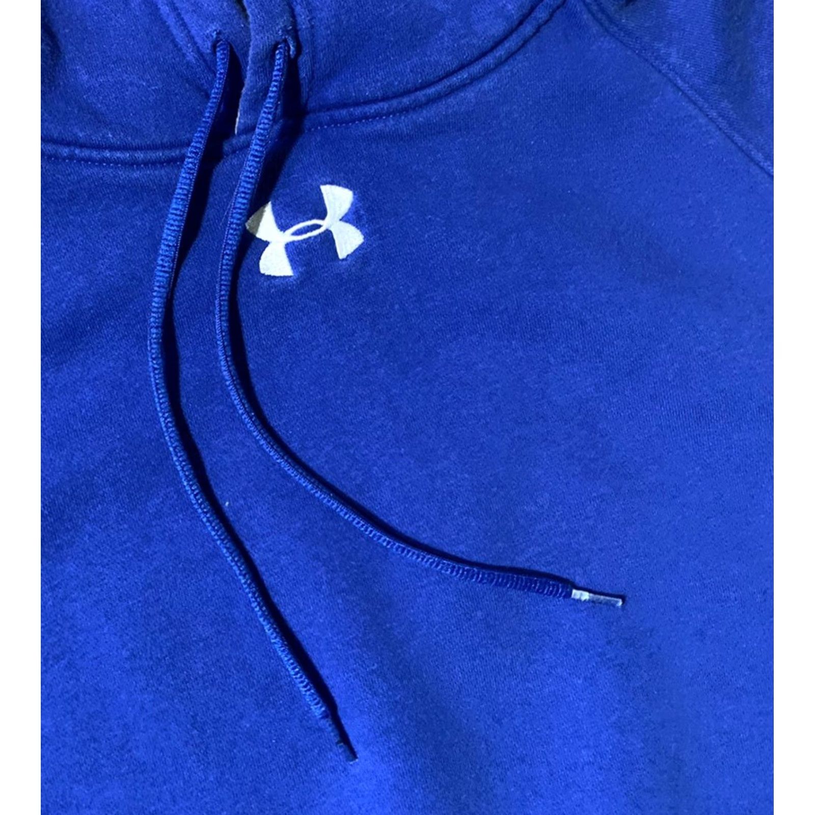 Under Armour Under Armour Mens Loose Fit Blue Pullover Hoodie Sweatshirt Medium Size US M / EU 48-50 / 2 - 2 Thumbnail