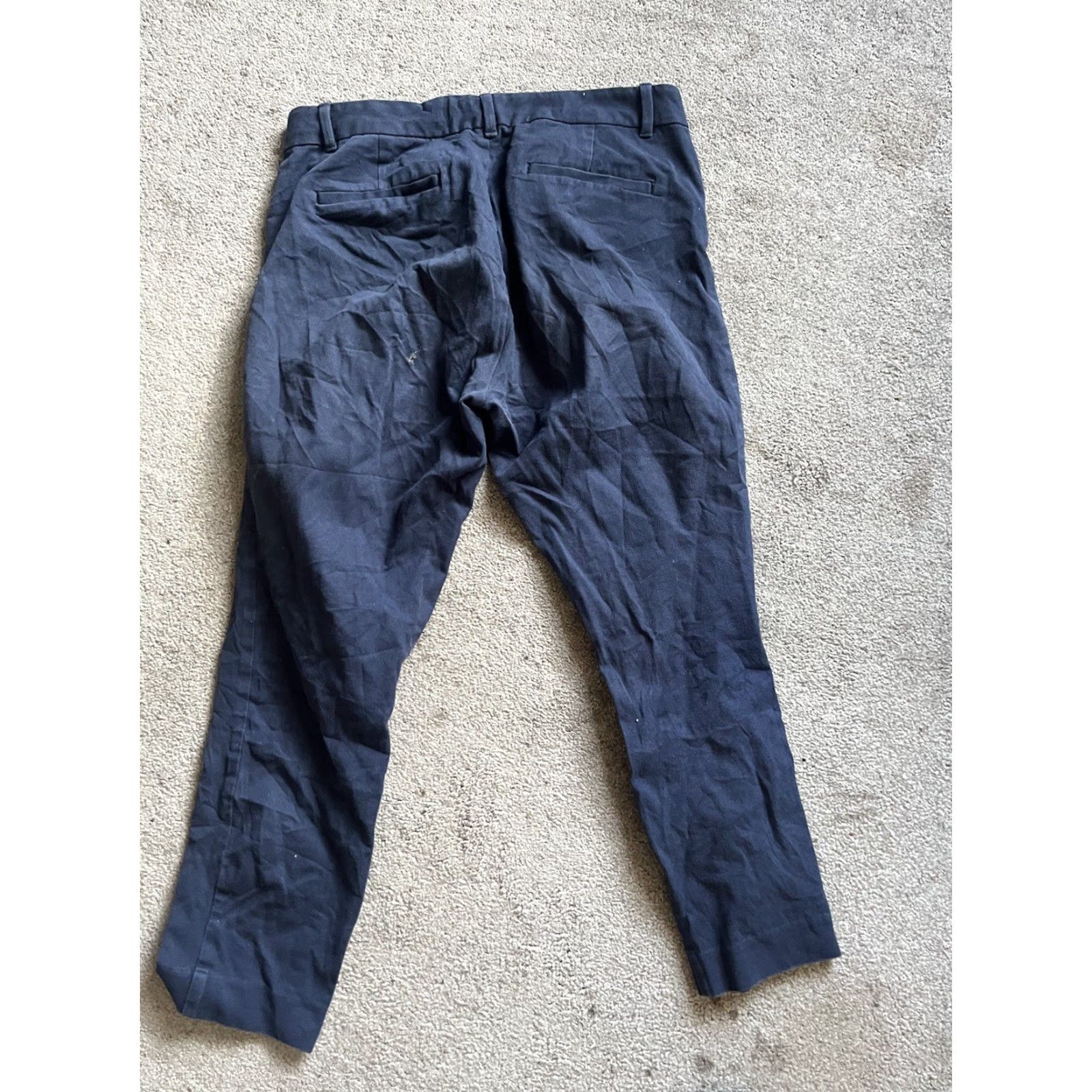Gap GAP Women Pants Skinny Ankle Size 12 Regular Navy Blue Stretch Cotton Blend Denim 25in Inseam Womens Size 34" / US 12 / IT 48 - 3 Thumbnail