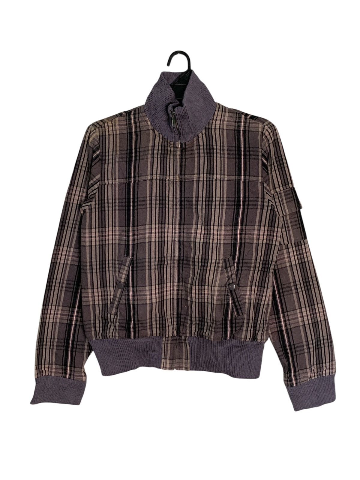 Japanese Brand Rare Design Sky Bomber 391B08 Zipper Jackets Size L / US 10 / IT 46 - 1 Thumbnail