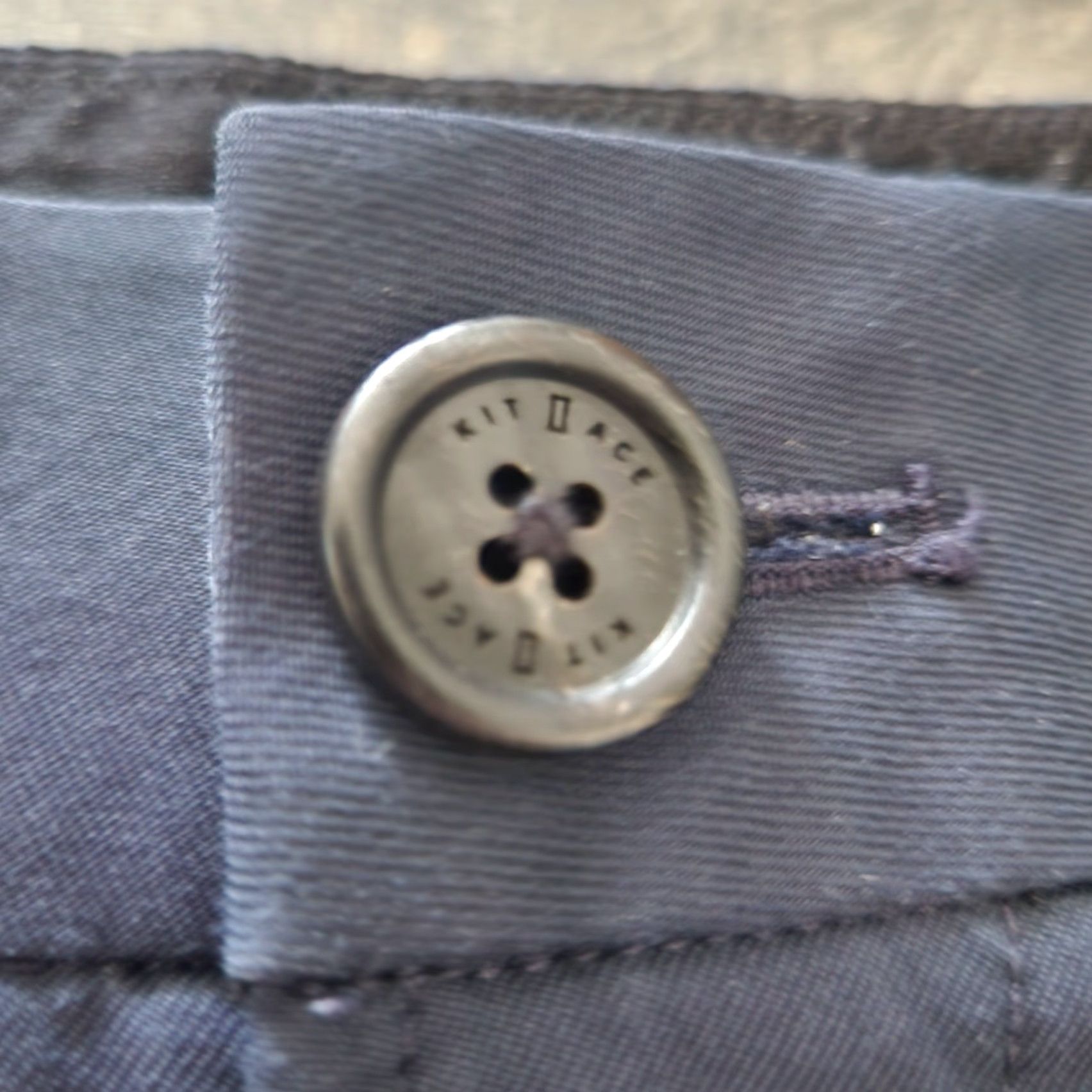Vintage Kit and Ace Slim Commute Pants Men 29x29 Cuffed Ankle Navy Blue Chino Slim Size US 29 - 5 Thumbnail