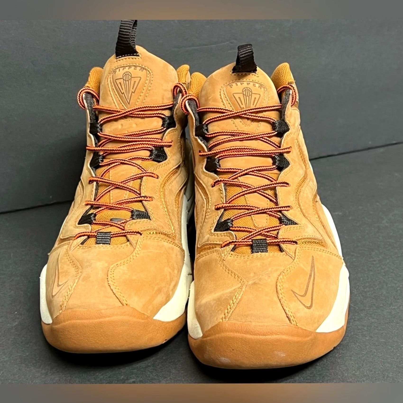 Nike VINTAGE Rare SAMPLE Nike Air Pippen 2017 Desert Ochre Velvet Brown Size 9 Mens Shoes Size US 9 / EU 42 - 3 Thumbnail