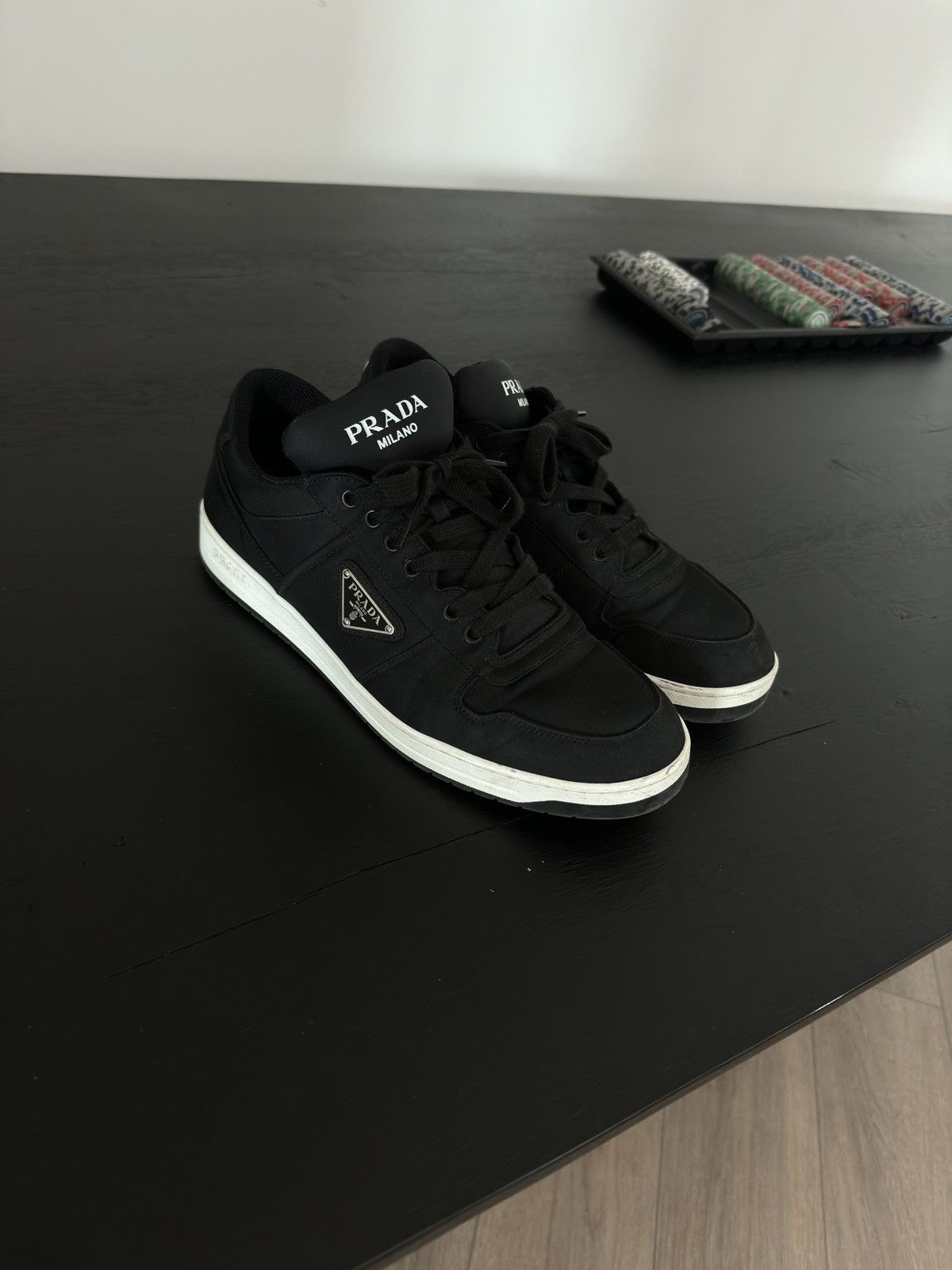 Prada Prada Men’s Nylon Sneakers Size US 10.5 / EU 43-44 - 3 Thumbnail