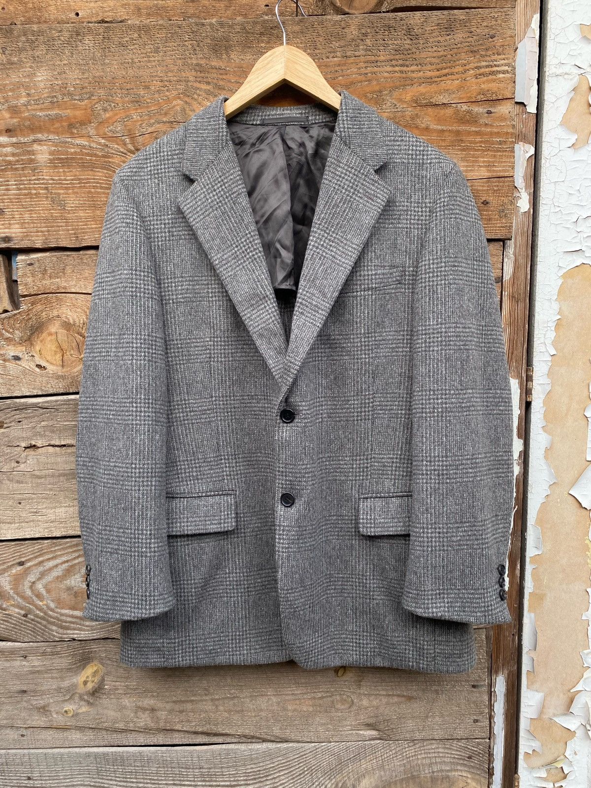 Prada Prada Wool / Alpaca Plaid blazer jacket size 54 R Size 54R - 2 Thumbnail
