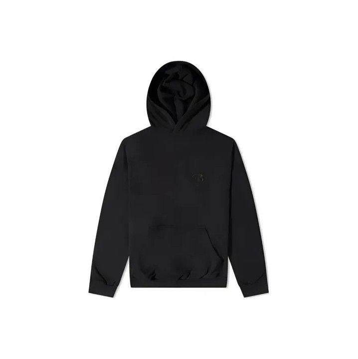 Balenciaga Balenciaga Logo Black Relaxed Long Sleeve Hoodie Size US L / EU 52-54 / 3 - 1 Thumbnail