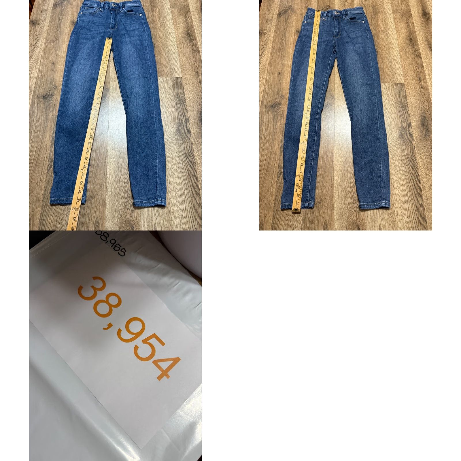 Vintage Just USA Jeans Women's 26 Blue Denim Skinny Medium Wash Regular fit 5-Pocket USA Jeans Womens XS? Size 26" / US 2 / IT 38 - 8 Thumbnail