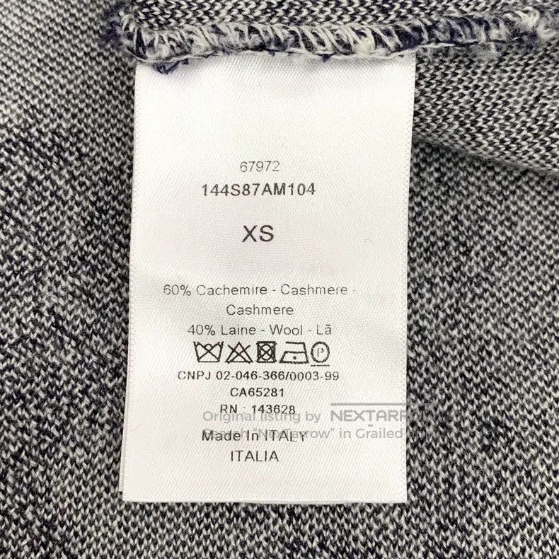 Dior Dior Grey animal jungle printed cashmere hooded drawstring Size XS / US 0-2 / IT 36-38 - 7 Thumbnail