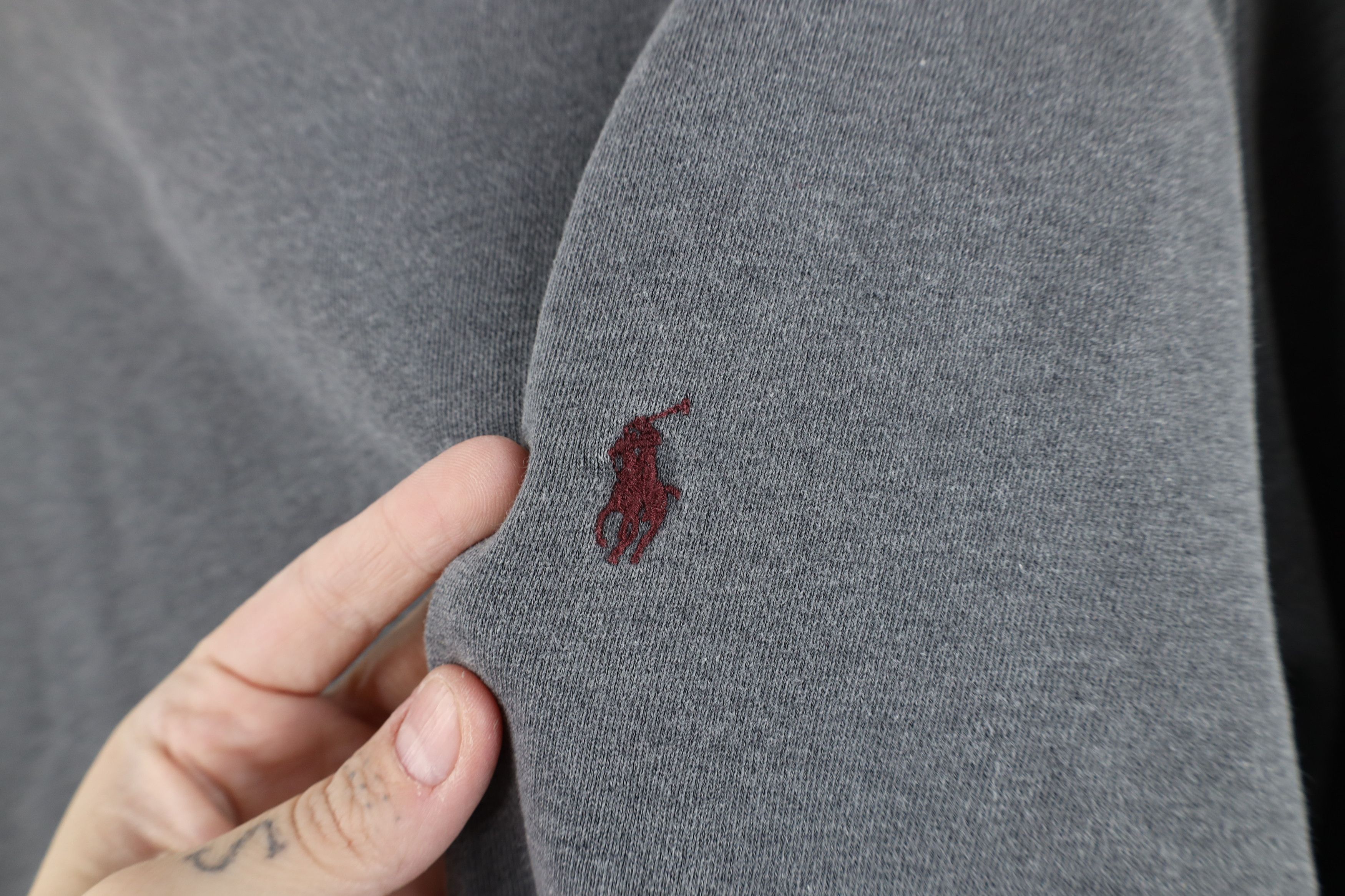 Polo Ralph Lauren Vintage 80s 90s Ralph Lauren Raglan Crewneck Sweatshirt Gray Size US M / EU 48-50 / 2 - 4 Thumbnail