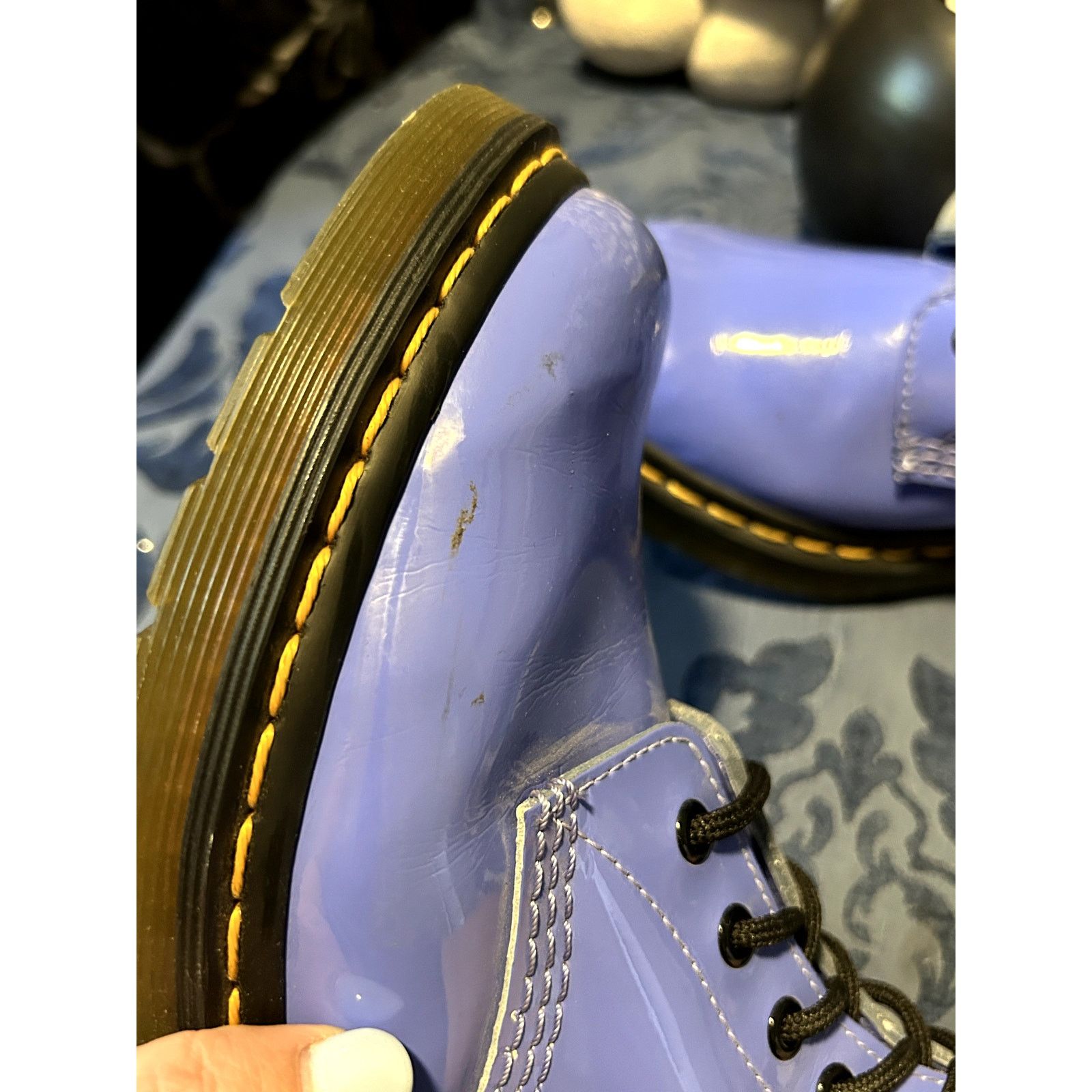 Dr. Martens Dr Martens 1460 Hyacinth Blue Patent Leather size 8/EU 39 Size US 8 / IT 38 - 5 Thumbnail