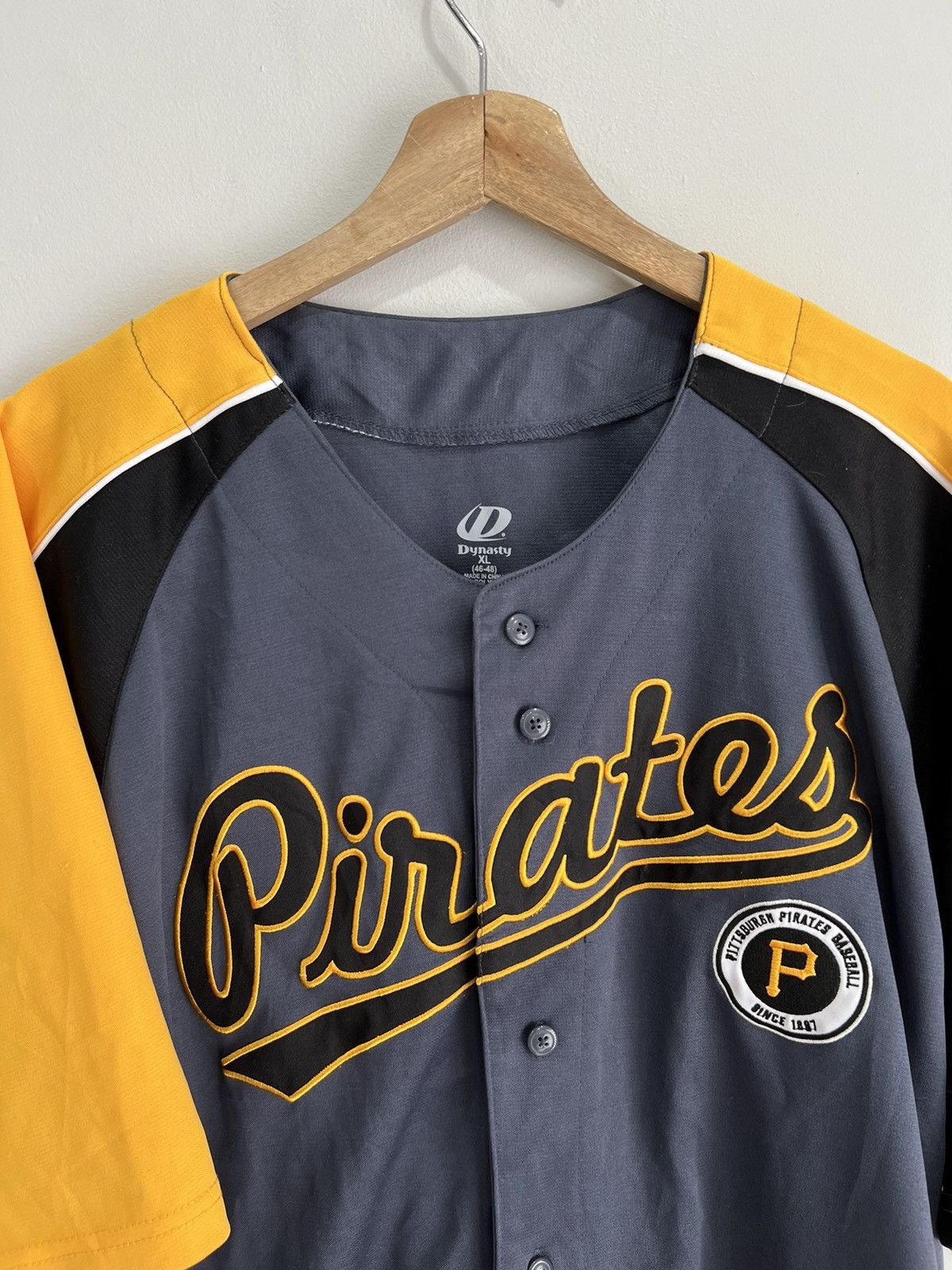 Vintage Vintage Y2K Pittsburgh Pitates Baseball Jersey Size US XL / EU 56 / 4 - 2 Thumbnail