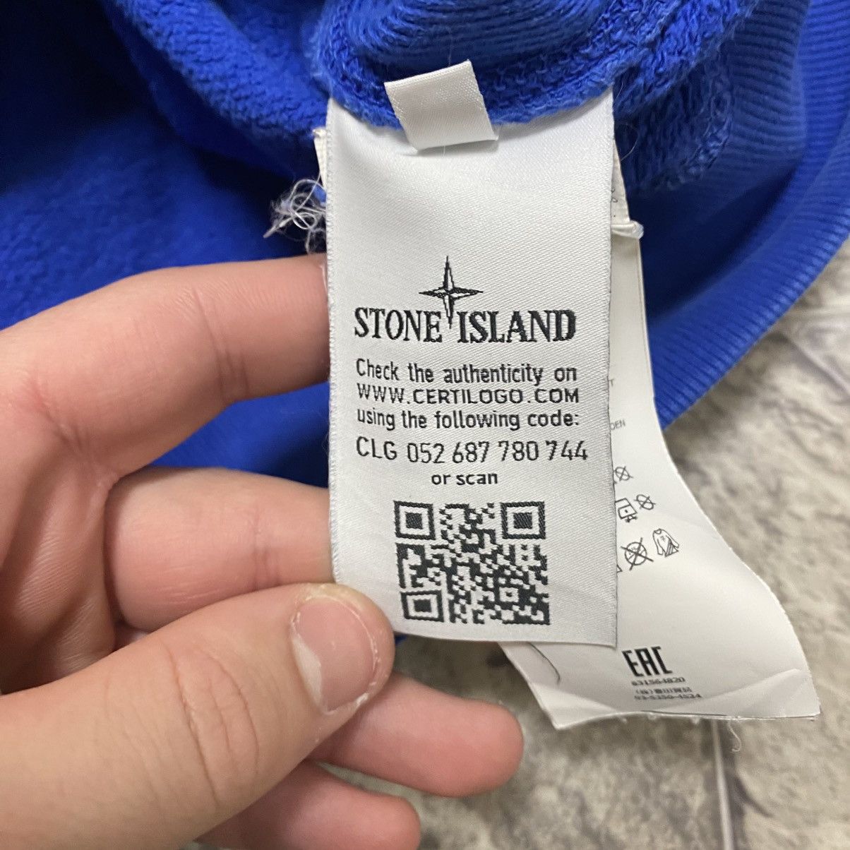 Stone Island Stone Island Full Zip Sweater Blue Size US L / EU 52-54 / 3 - 14 Thumbnail