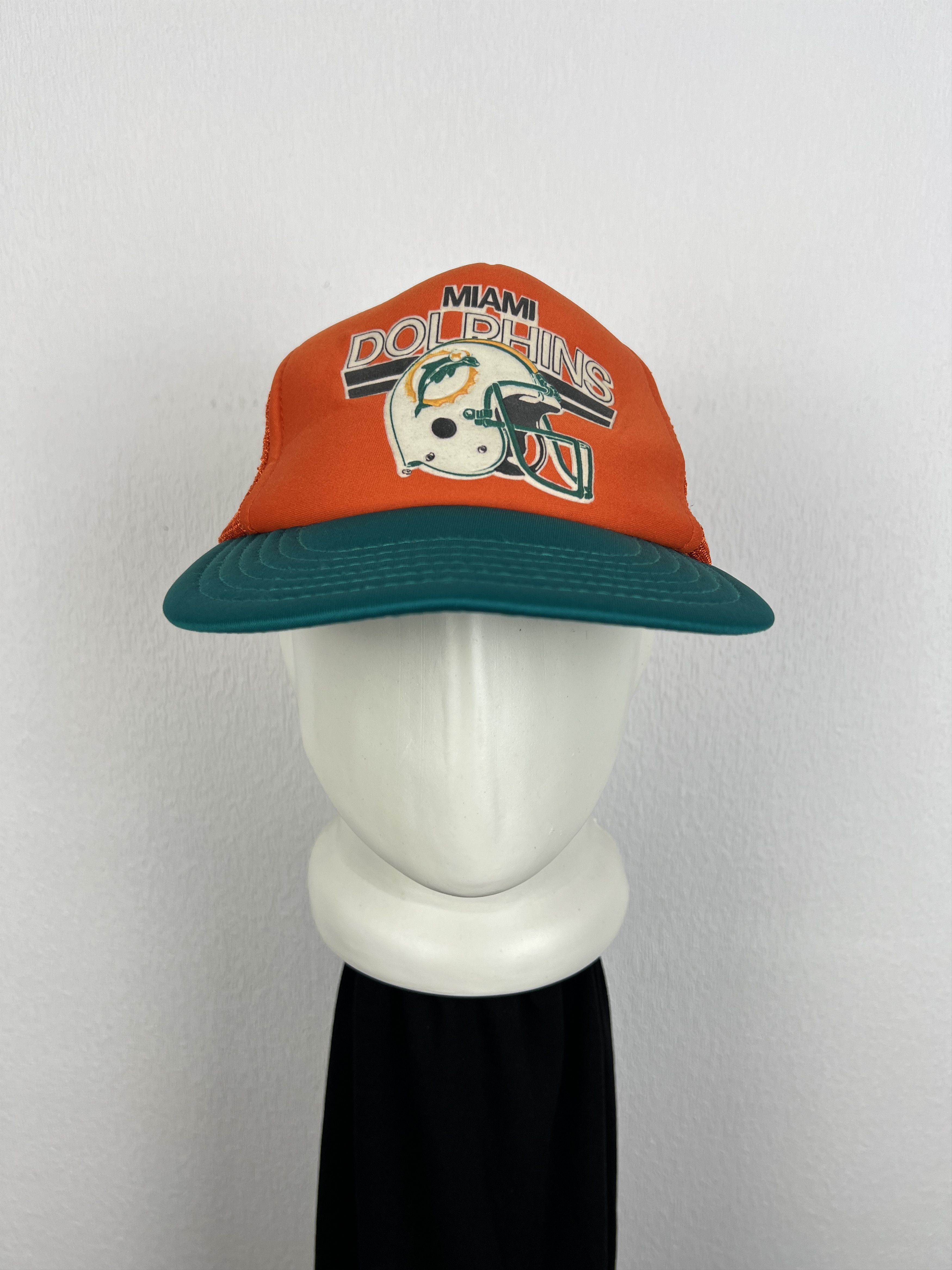 Vintage Miami 90's Miami Dolphins Snapback Hat Cap Rare NFL Big Logo Size ONE SIZE - 1 Thumbnail