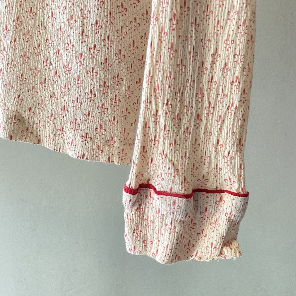Tsumori Chisato TSUMORI CHISATO Retro Button-Up with Red Trim Size XS / US 0-2 / IT 36-38 - 6 Thumbnail