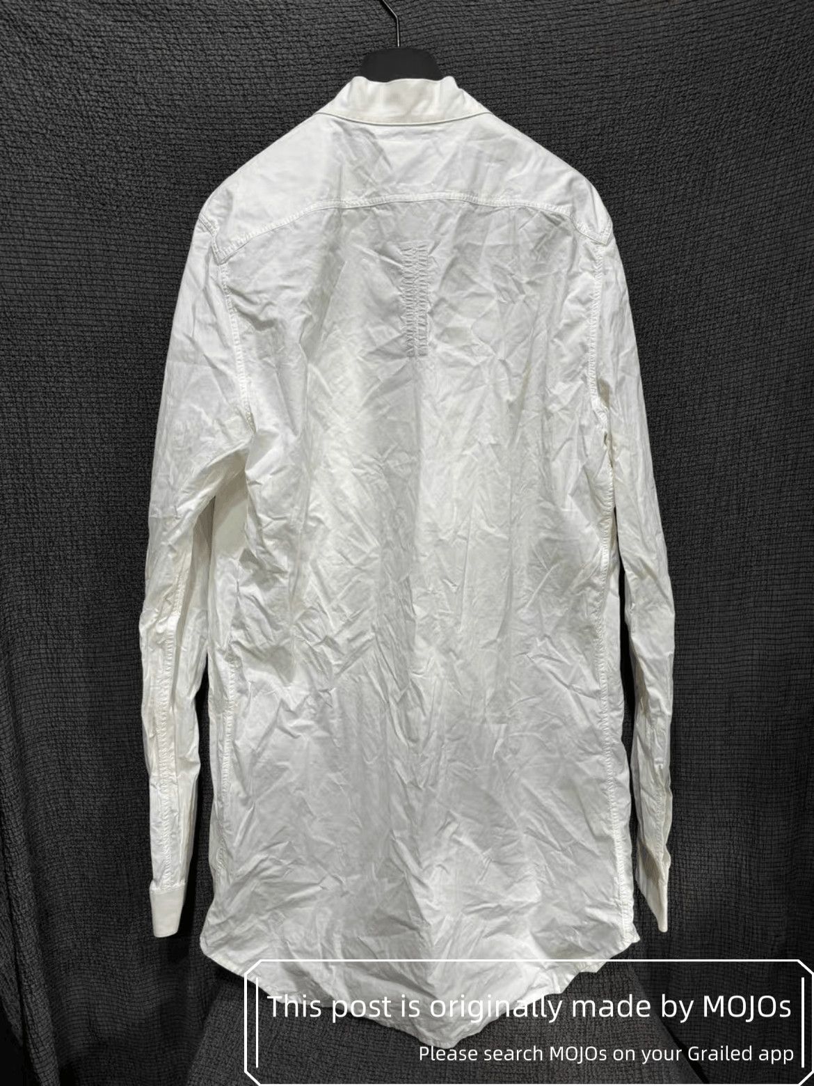Rick Owens Rick Owens 15AW Mainline Neckless Shirt Size US L / EU 52-54 / 3 - 4 Thumbnail