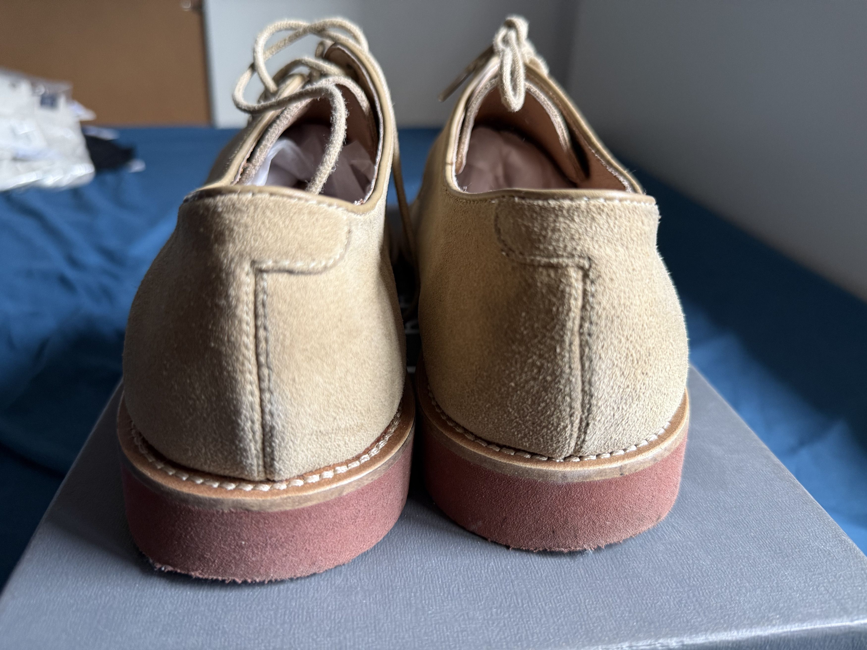 J.Crew J. Crew Suede Bucks Dress Lace-up Oxford shoes size 10 Size US 10 / EU 43 - 7 Thumbnail